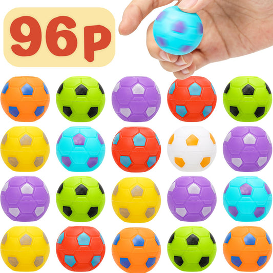 AZEN 96 Pcs Soccer Party Favors for Kids 4-8 8-12, Mini Fidget Spinners Soccer Ball Toys, Goodie Bags Stuffers for Birthday, Treasure Box Toys for Classroom, Return Gifts for Kids
