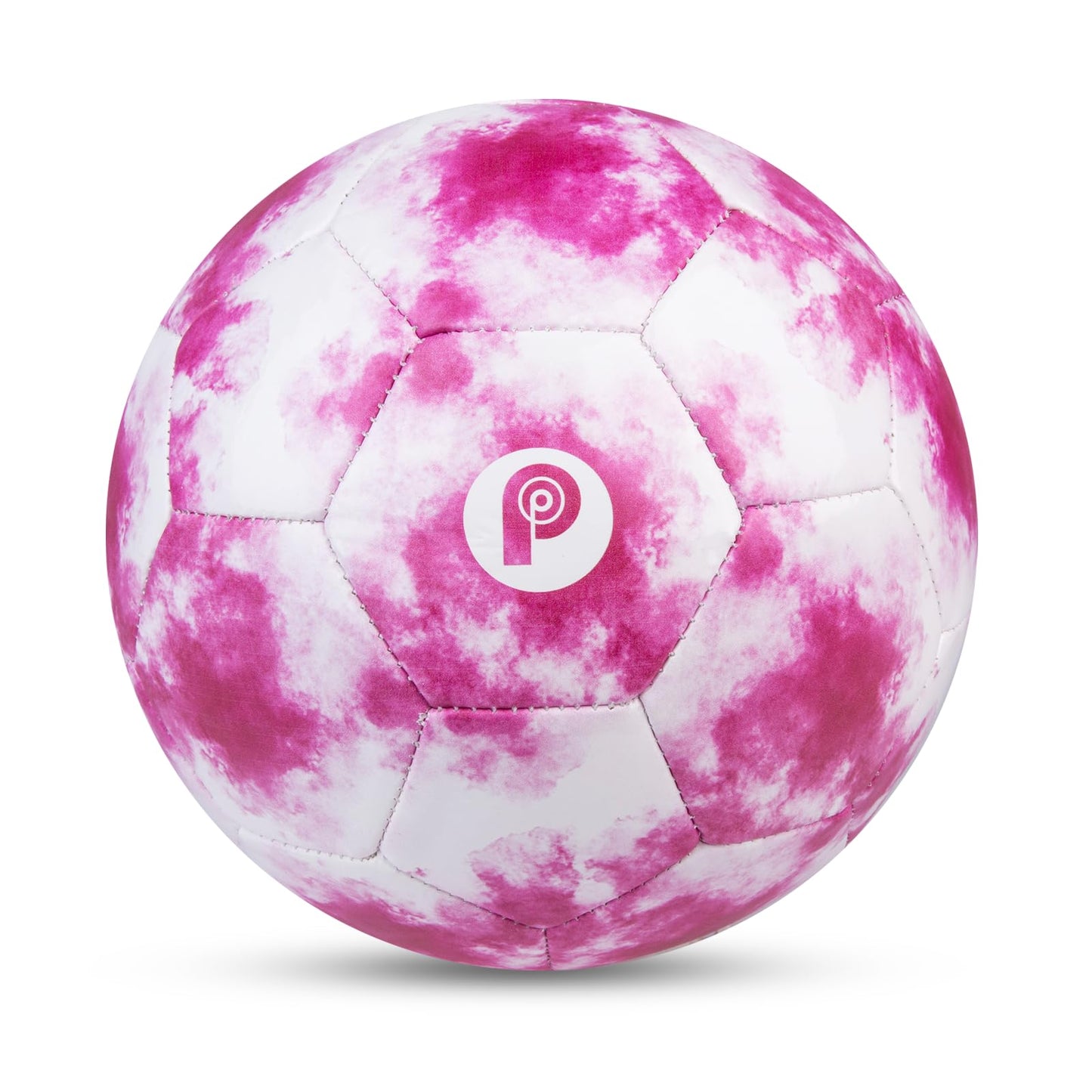 Picador Size 4 Soccer Ball, Kids Soccer Balls for Girls Boys Youth Children Training School Indoor Outdoor Gift Ball with Pump (Tie Dye Pink)