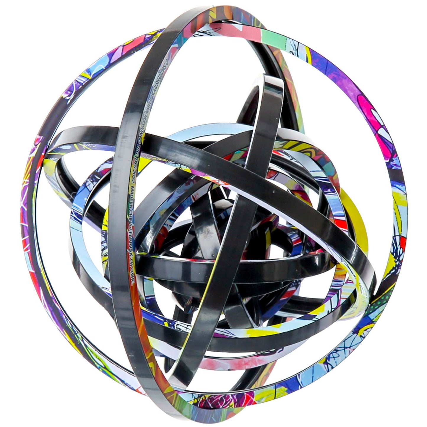 Spin Flip Puzzle - Abstract - Spin it, Flip it, Solve it! for Those who Love Brain teasers! Adult Fidget Toy. Great Gift for Mom, Dad, Teens, Men and Women