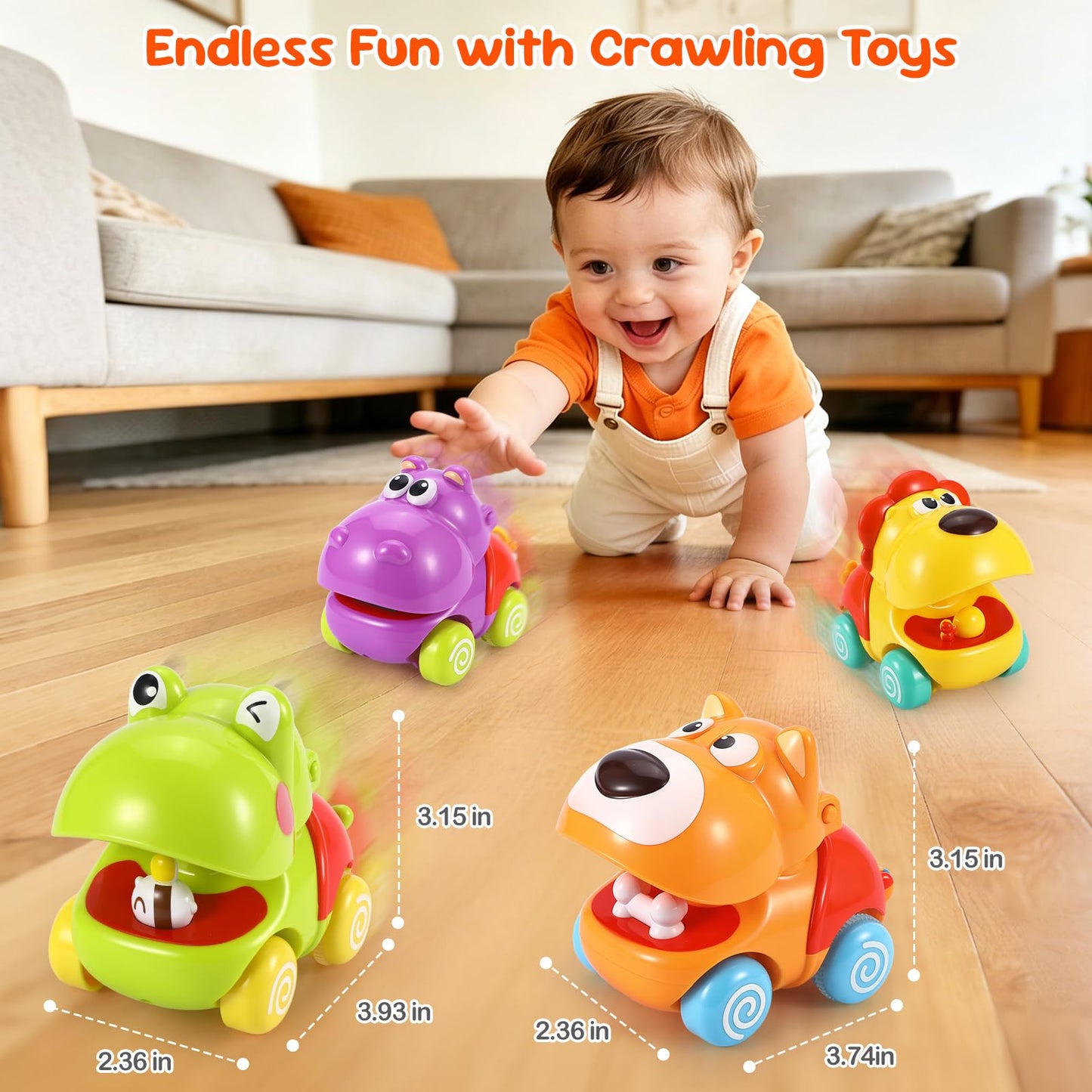 Palmatte Baby Toys 1 Year Old Boy: Infant Cars for Toddlers 1-3 Push and Go Car Baby Toys 18 Months Toddler Toy Age 1 2 3 Year Old Boys Toy Boy Gifts 1st First Birthday Gifts for 1-3 Boys Girls