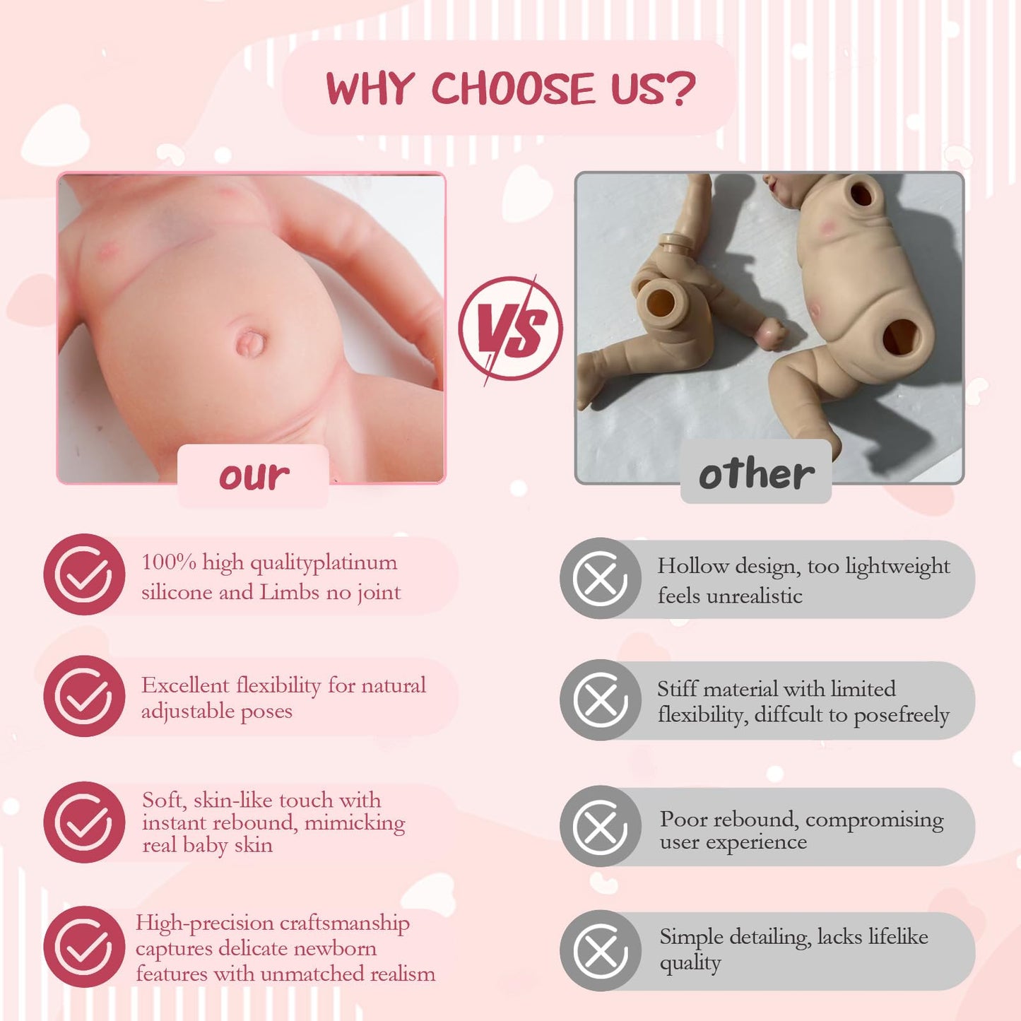 Girl 12 Inch, Full Silicone Baby Doll, Reborn Baby Dolls Silicone Full Body, Sleeping Position Newborn, Not Vinyl