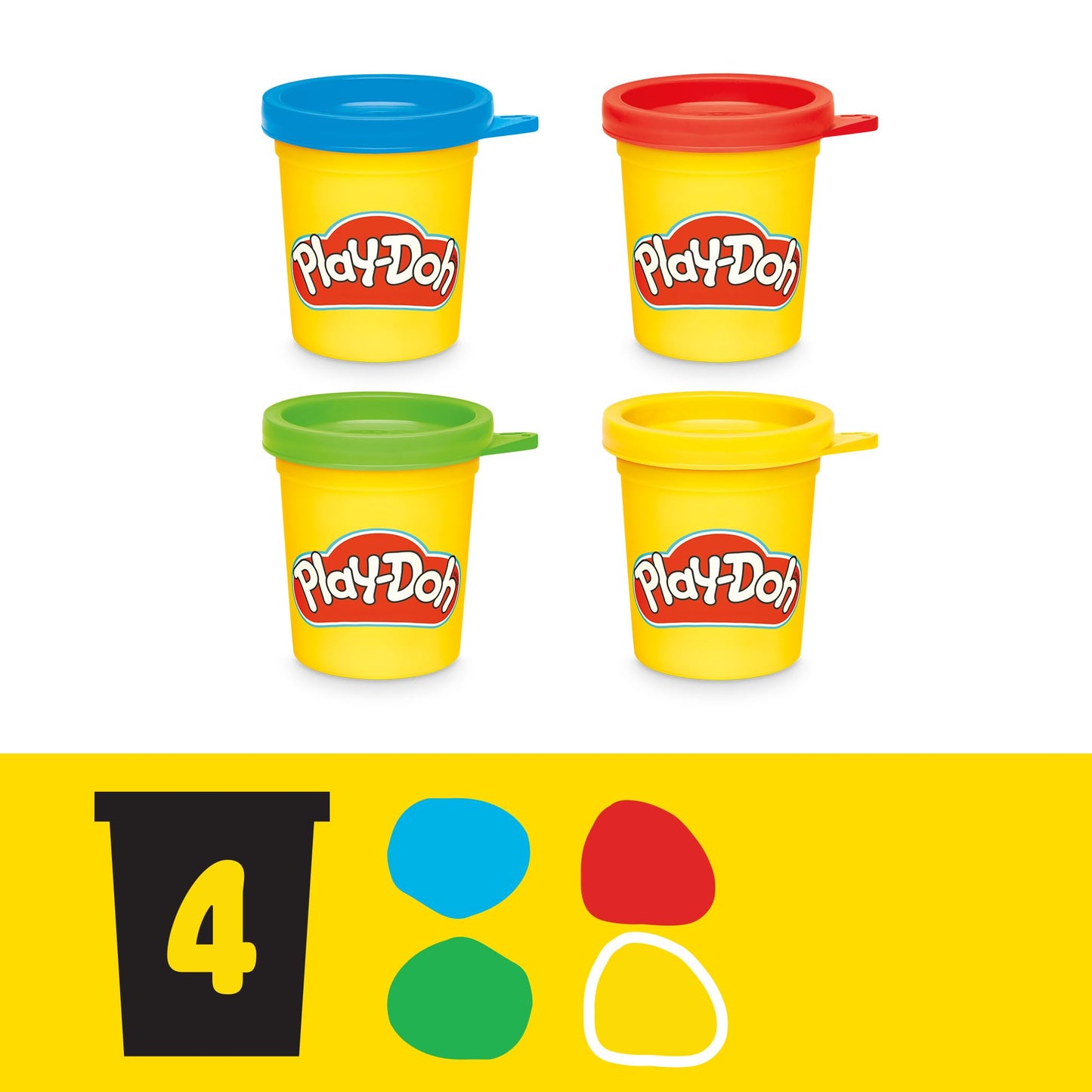 Play-Doh Disney Junior Mickey Mouse Clubhouse, Shape a Story Playset, Storage & Travel, Arts & Crafts Preschool Toys for Kids 2+