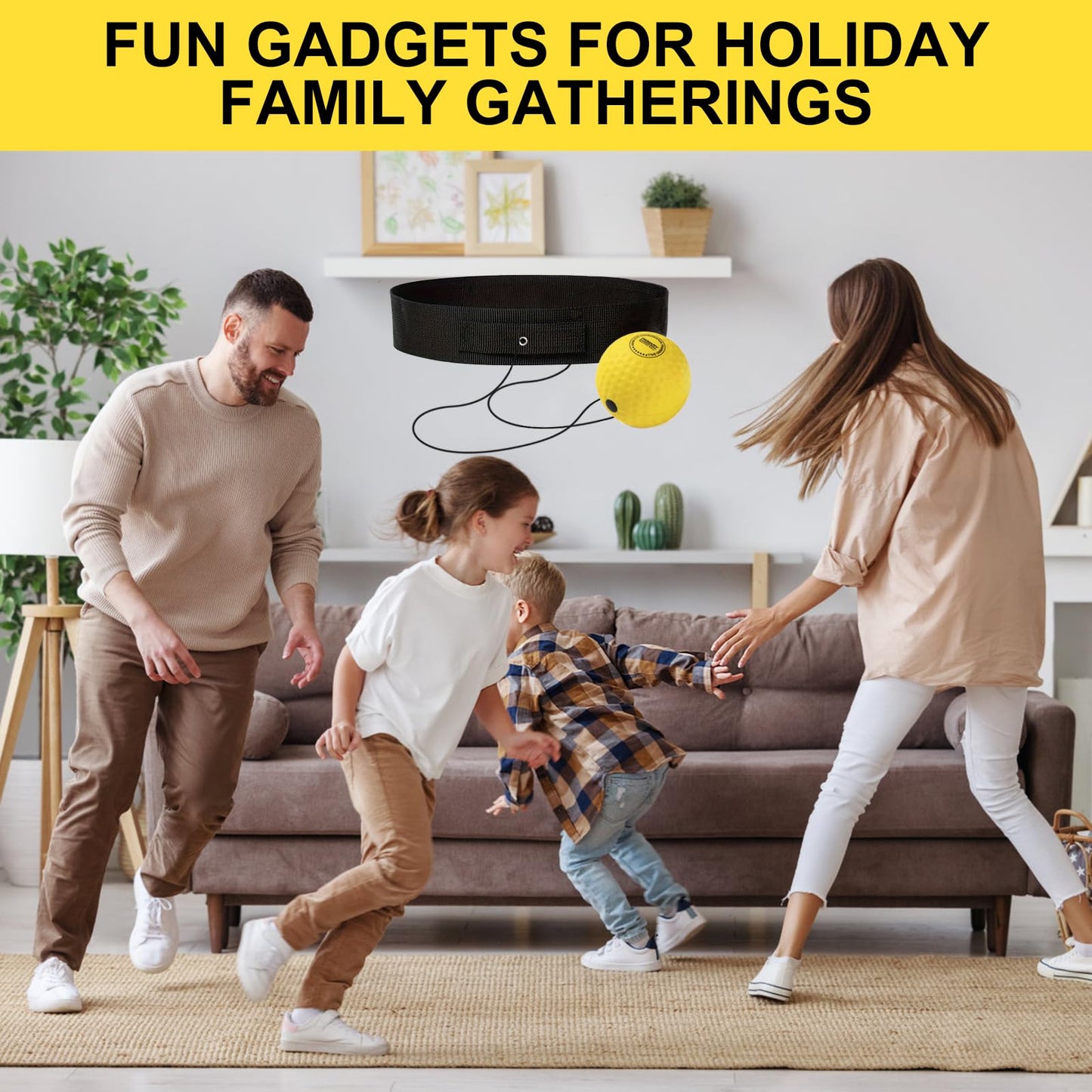 Funny Gift Ideas for Kids & Teen Boys - Unique Graduation & Birthday Gifts for Him, Boxing Game Hand-Eye & Foot Coordination Sport Training, Cool Party Favor & Summer Activity Gift for Children, Black