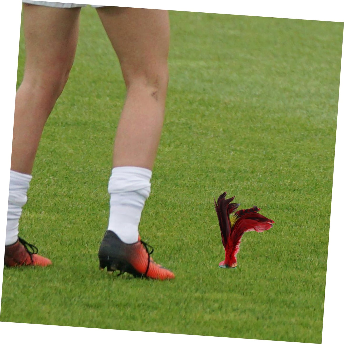 VOSAREA Kick Shuttlecock Foot Exercise Leisure Game for Develops Coordination Motor Skills Indoor Outdoor Fun Activity for All Ages