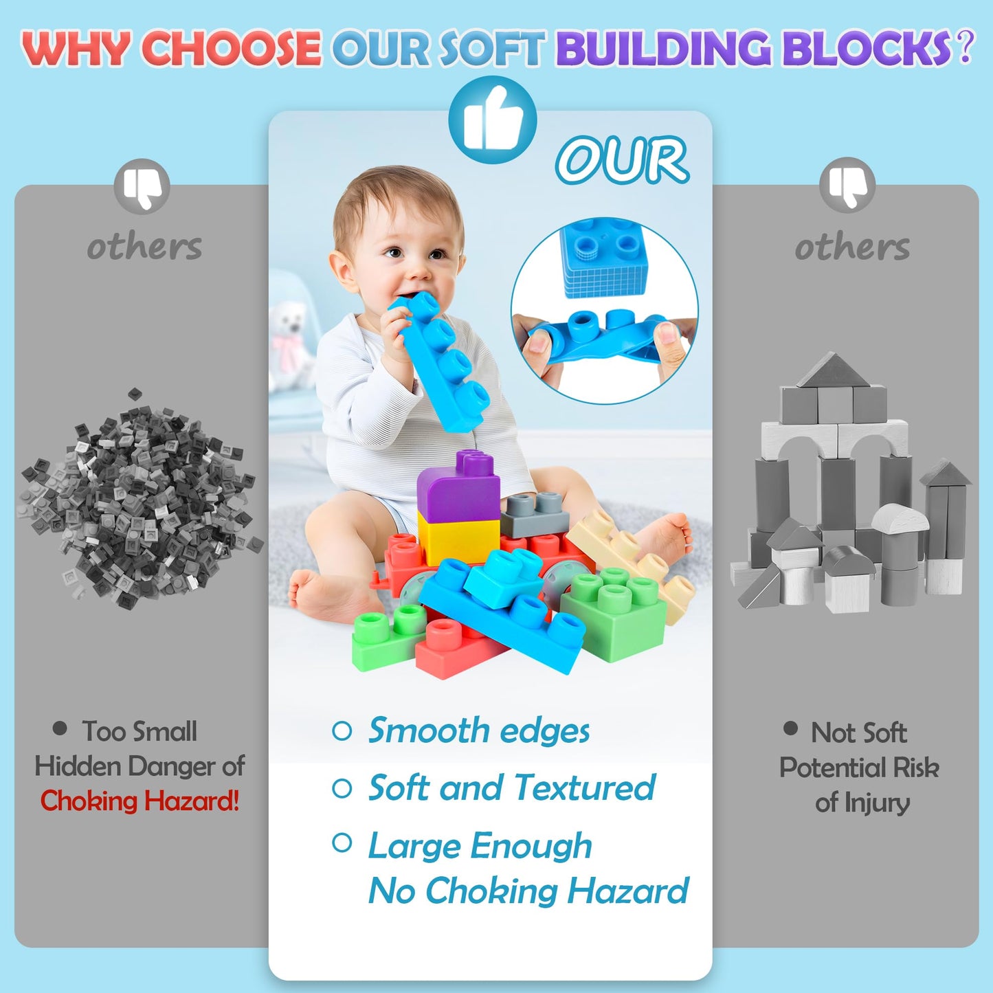 ROHSCE 2025 New Montessori Busy Board Sensory Toys for Toddlers 1-3, 13 Activity Music & Led Light Up Montessori Toys for 2+ Year Old, Birthday Gifts for Toddlers, Travel Toys for 2 Year Old