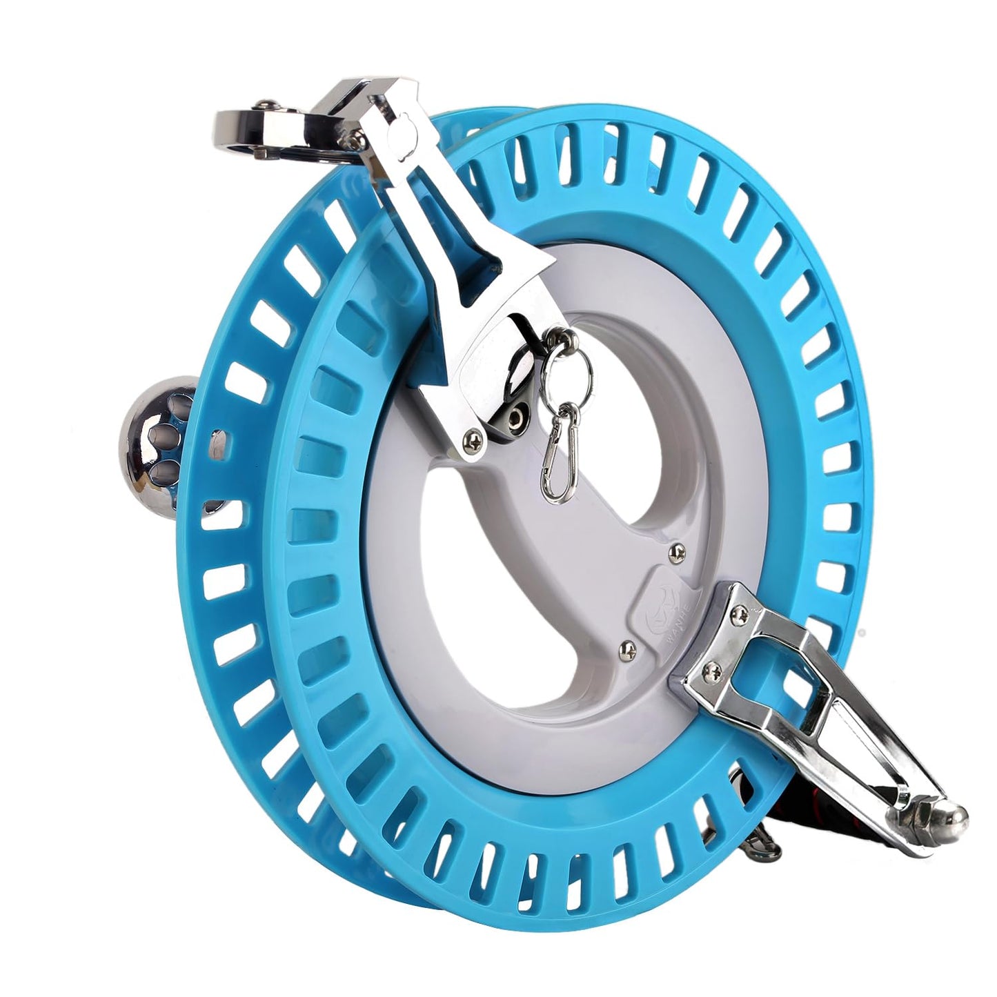 C COMCROSFLY 10.6" Kite Reel with Brake, Heavy Duty ABS Plastic & Alloy Kites String Winder for Big Kites, Professional Kite Reel with Lock, Smooth Bearing Control for Adults Outdoor Flying