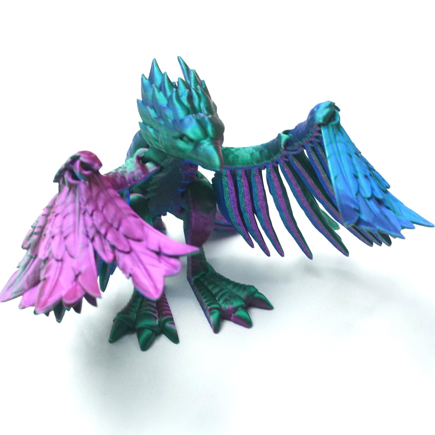 3D Printed Phoenix/Flying Dragon, A Winged Dragon,Pterosaur,Articulated Models,Flexible Joint Animal Model Figurines, Stress Relief, Fidget restlessness, ADHD Toys, Surprise Fantasy Gifts