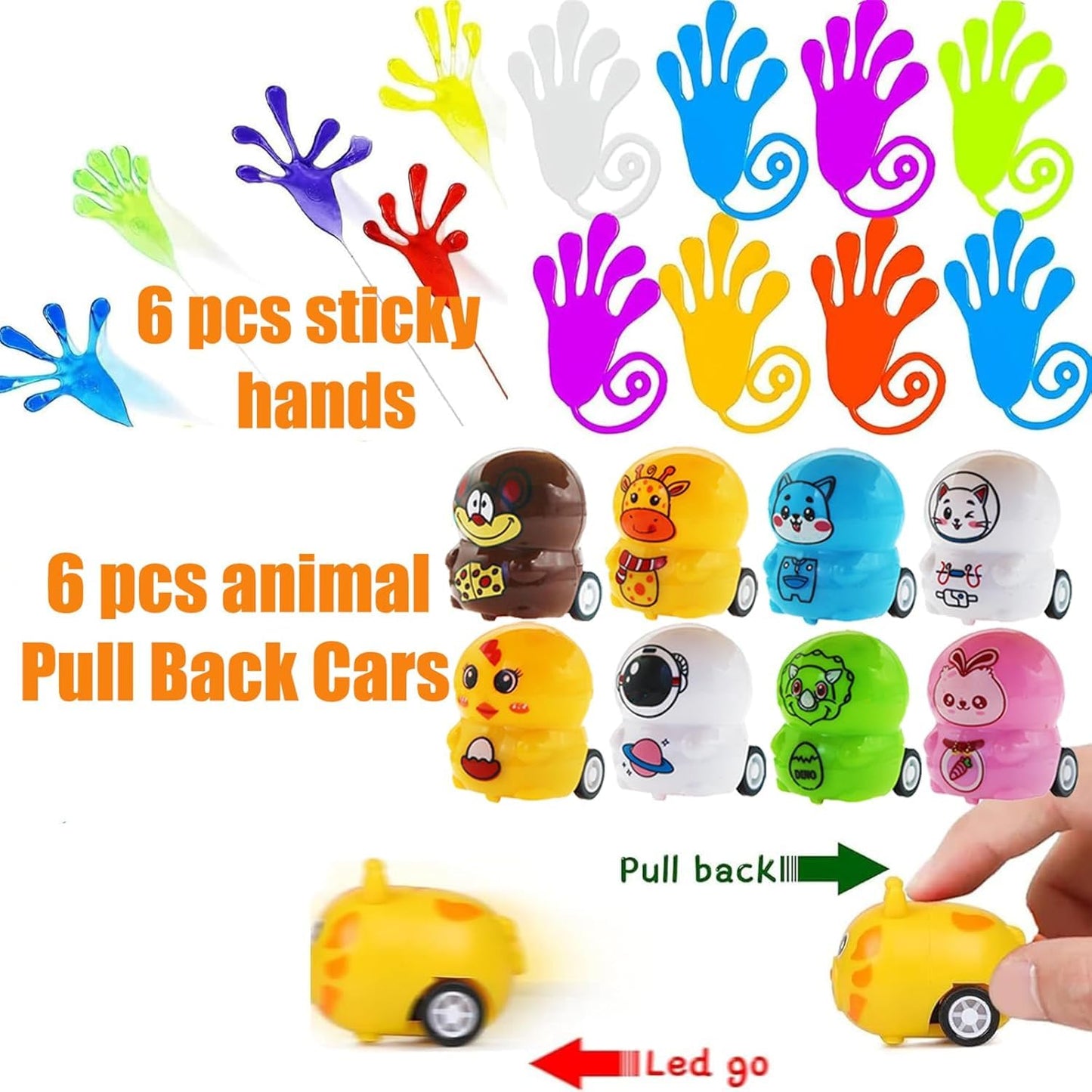 126 Pack Party Favors for Kids 3-5,Pop Fidget Toys, Classroom Prizes, Treasure Box Toys, Pinata Filler, Goodie Bag Stuffers, Treasure Chest, Prize Box Bulk Small Toys, Easter Egg fillers
