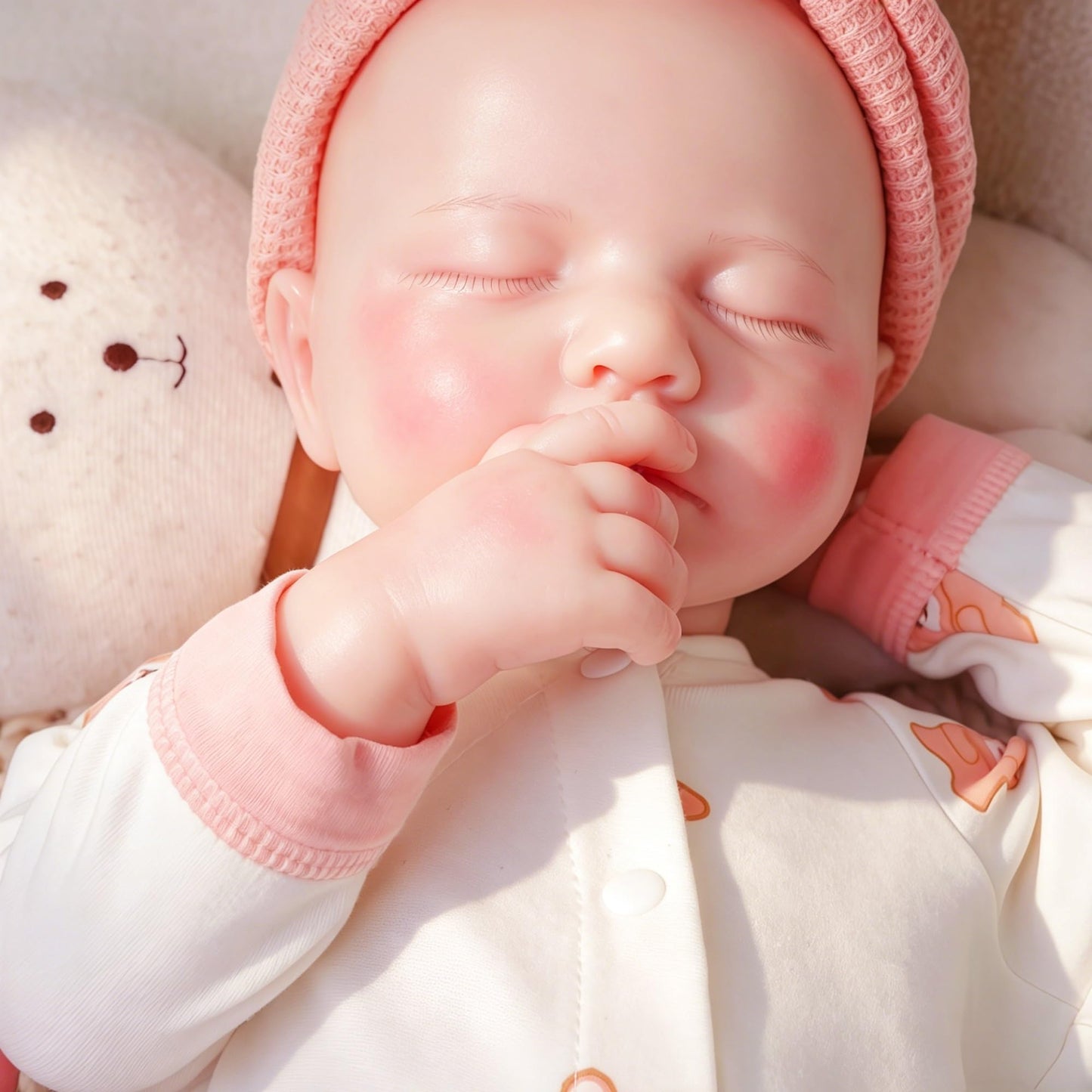 GiggleBabble 18-19 Inch Full Silicone Reborn Baby Doll - 6lbs Weighted Soft Silicone Touch - 4.8/5 Stars 30+ Vine Tested - Collectible for Adults & Premium Parents - Not Vinyl Toy