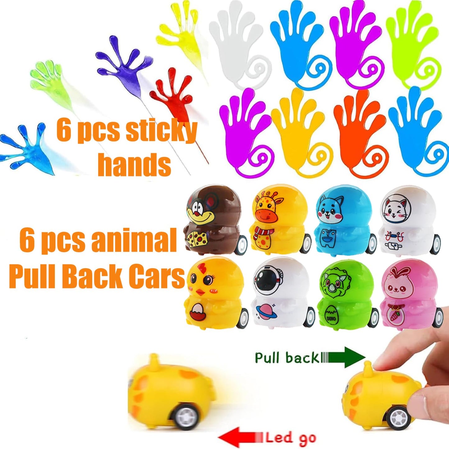 Pebatoor 124 PCS Pop Party Favors for Kids, Fidget Treasure Box Toys for Classroom, Pinata Filler, Treasure Chest Carnival Prizes, Goodie Bag Stuffers, Prize Box Bulk Toys for Boys Girls 4-8-12