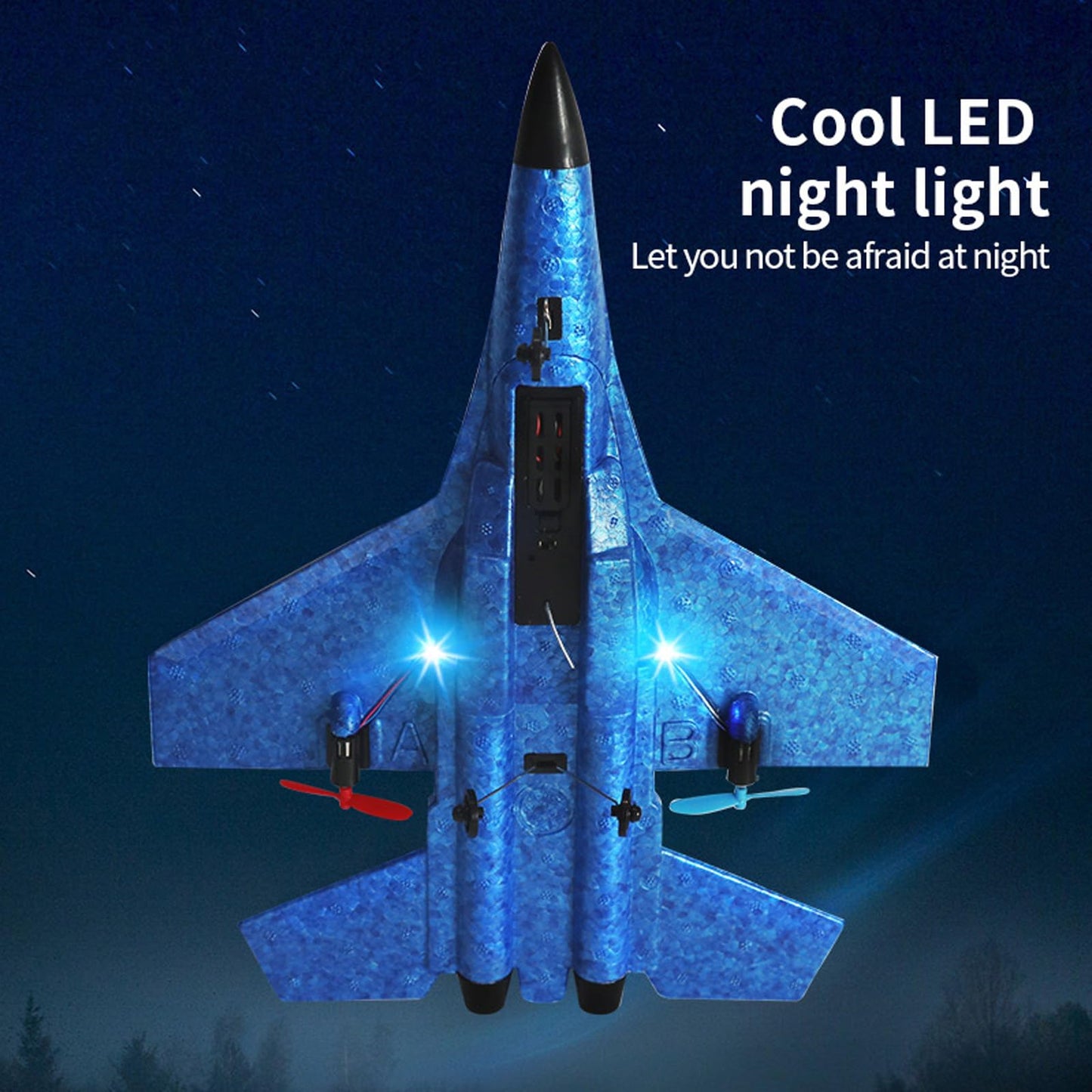 RC Airplane, Glider Aircraft,for 14+Ages Teens and Adults,Durable Lightweight Foam RC Plane with Smart Gyro/LED Lights/3 Rechargeable Batteries,360° Flip with Stable Flight for Outdoor (Yellow)