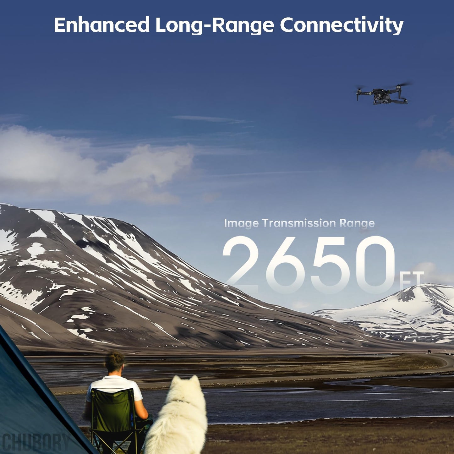 4K Drone with Camera 2650 ft Long Range 84 min Flight Time Super Endurance Foldable Drone with Camera for Beginners, WiFi FPV Quadcopter, Brushless Motor, Auto Hover, Follow Me (3 Batteries)
