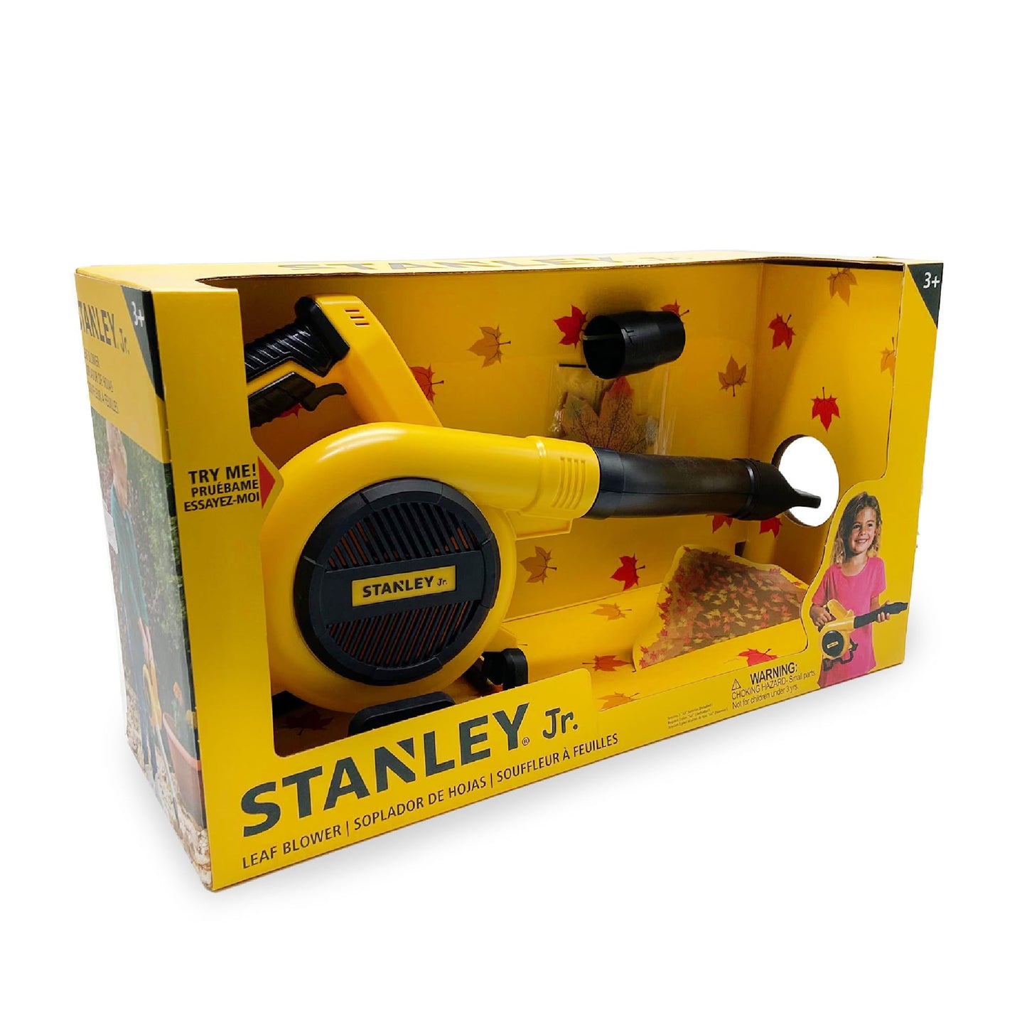 Stanley Jr Kids Leaf Blower - Battery Operated Toy Leaf Blower for Kids - Fun Pretend Play Tool for Outdoor Adventures - Safe and Realistic Design for Little Gardeners. Ages 3+