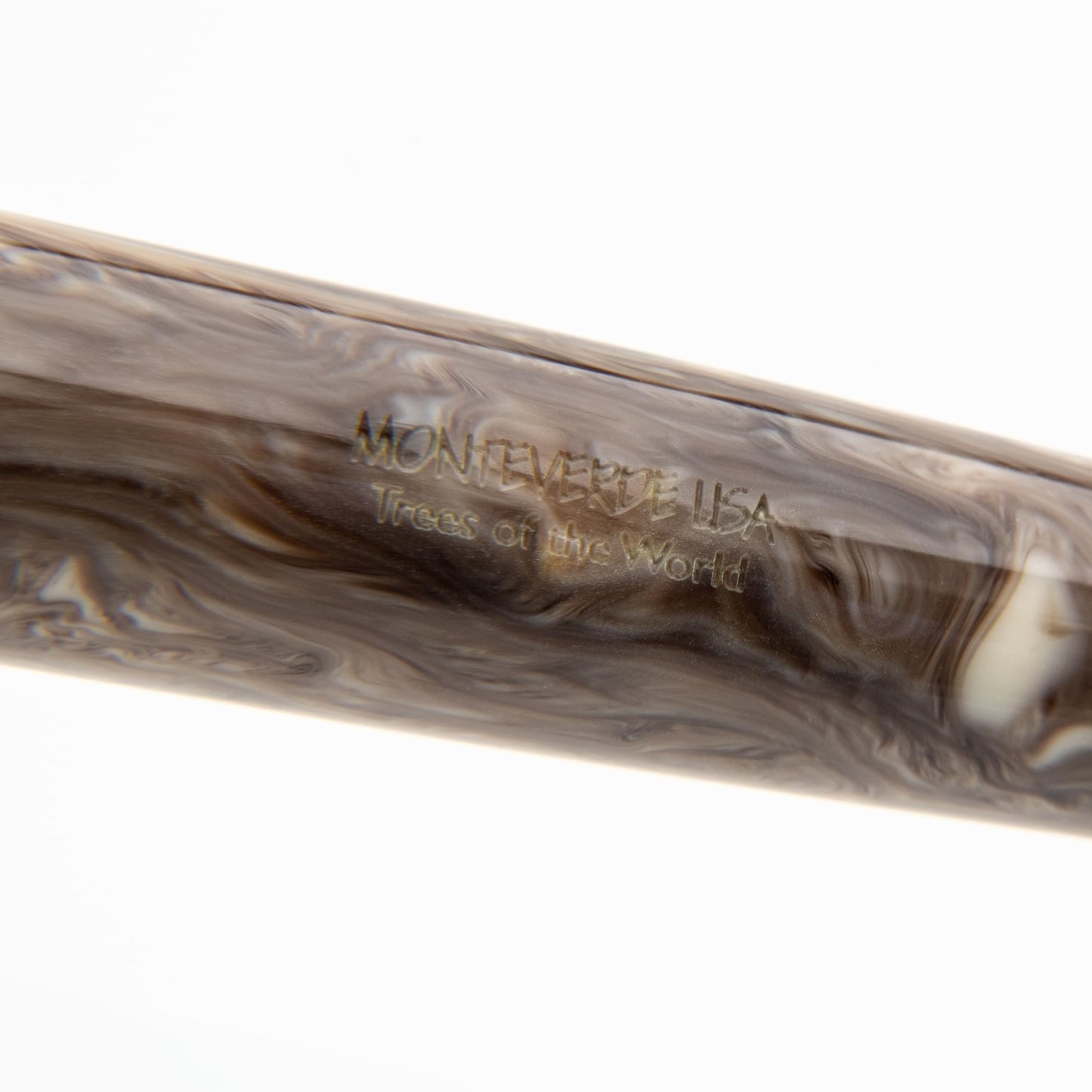 Monteverde USA Avenue of the Baobabs Fountain Pen – Beige Swirl Stub Nib with Free 15ml Ink Bottle – Calligraphy & Everyday Luxury Gift for Collectors & Writers