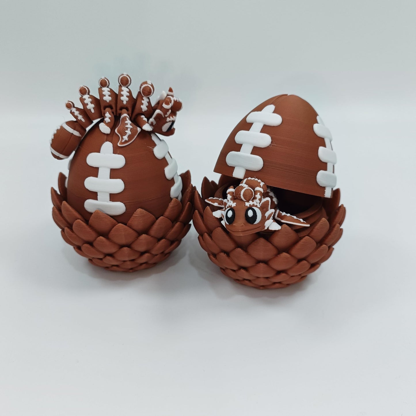 3D Printed Dragon Eggs with Dragon Inside - Cool Fun Stuff Fidget Toy for Home Desk Decoration, for Anyone, Ideal for Christmas, Easter & Daily Surprises