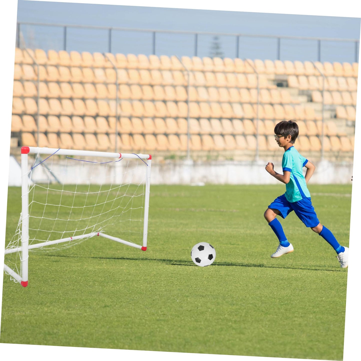 POPETPOP Soccer Goals Soccer Goal Boys and Girls Net Backyard Training Folding Football Training Equipment for Boys and Girls