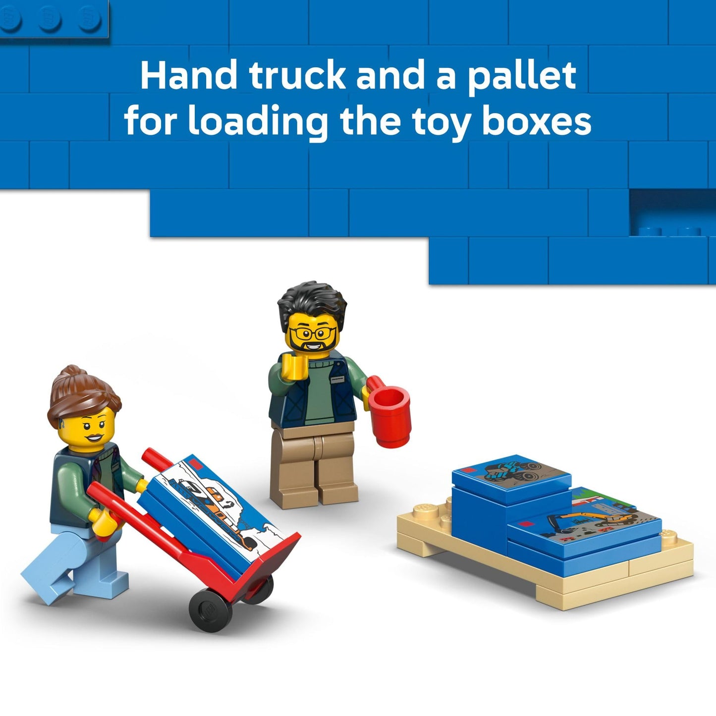 LEGO City: The Van Building Toy for Kids - Pretend Play Set for Boys & Girls, Ages 6+ - Delivery Van Toy W/2 Minifigures & 4 Mini Box Elements - Gift Idea for Birthdays - 60500