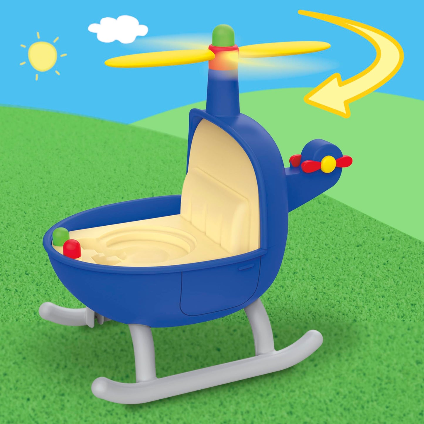 Peppa Pig Peppa's Little Vehicle Playset for Girls and Boys, Includes Helicopter, Camper, and Car, and 5 Figures Set, Preschool Toys, Ages 3+ (Amazon Exclusive)