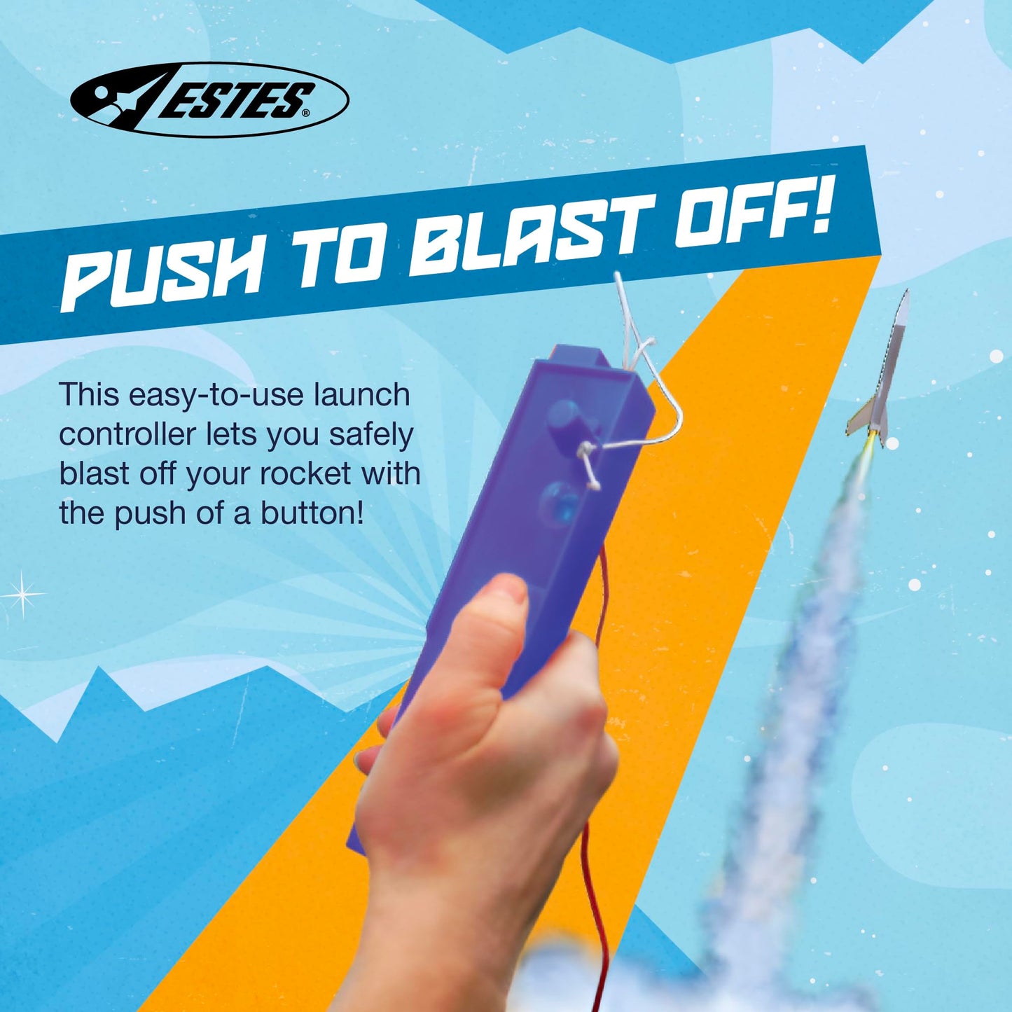 Estes 2230 E Launch Controller, Flying-Rocket-Model Launch Controller, Rocket Model Kit Accessories for Ages 10+
