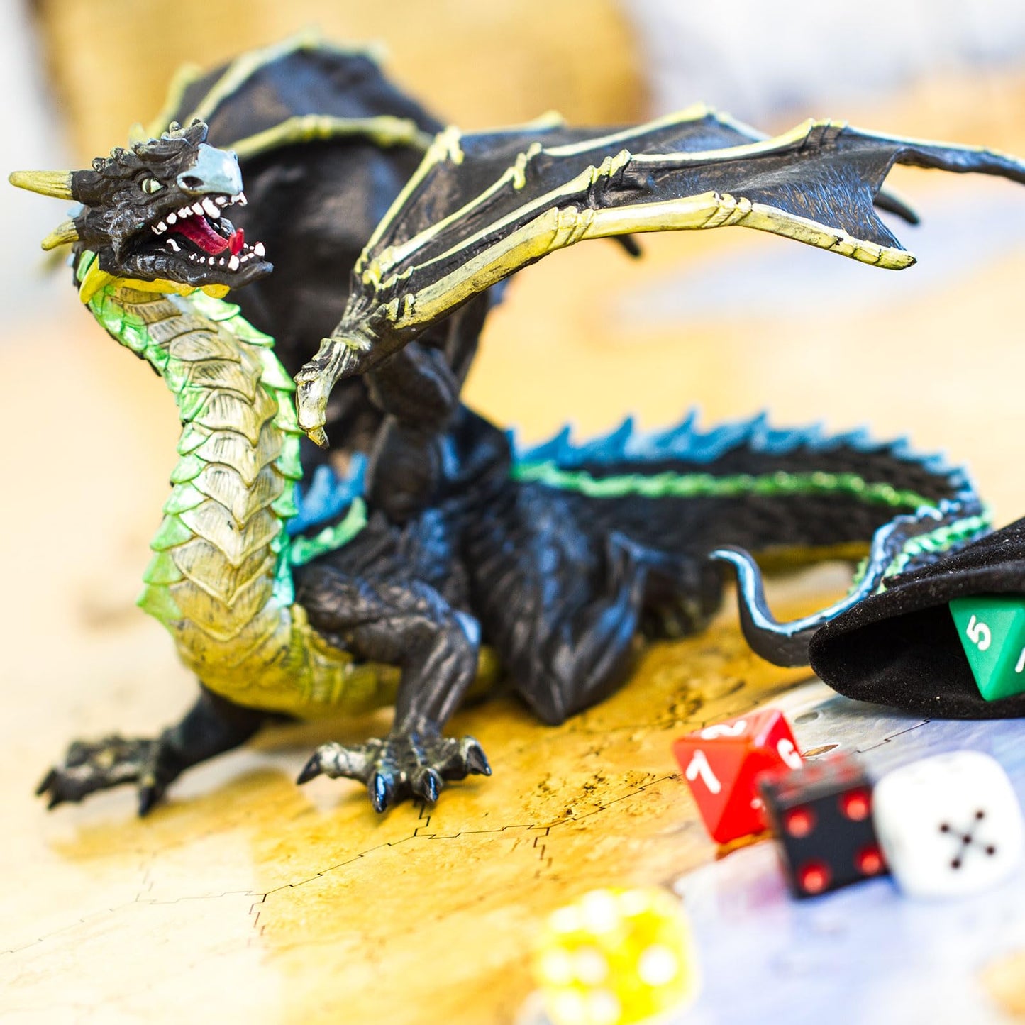 Safari Ltd. Fog Dragon Figurine - Detailed 8.5" Plastic Model Figure - Fun Mythical Creature Play Toy for Boys, Girls & Kids Ages 4+