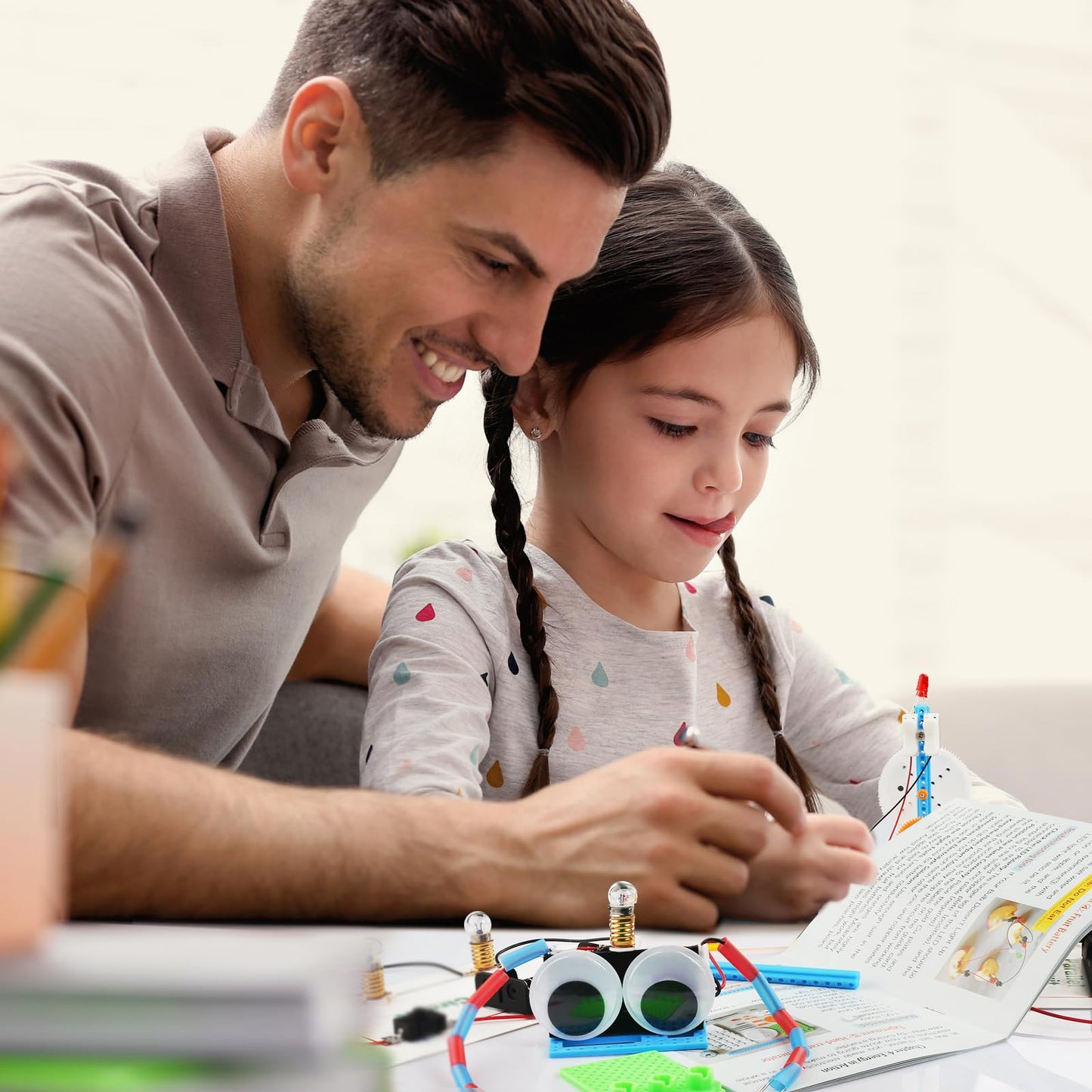 Science Circuit Kit Electricity for Kids, STEM Electrical Light Bulb Experiment, Electric Science Gifts Fair Project Kits Age 8-12, Fruit Energy Experiments Circuits Engineering Projects