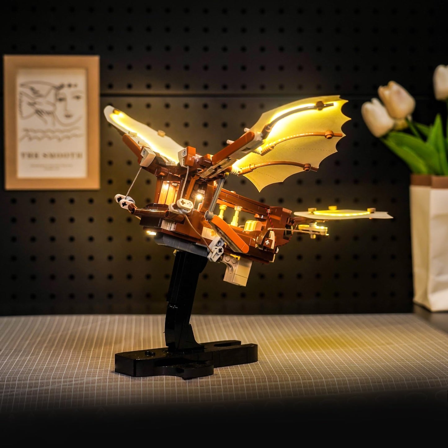 Brickshining LED Lighting Compatible with Lego Leonardo da Vinci’s Flying Machine, Light Kit Compatible with Lego 10363 Leonardo da Vinci’s Flying Machine, NOT Included The Model Set