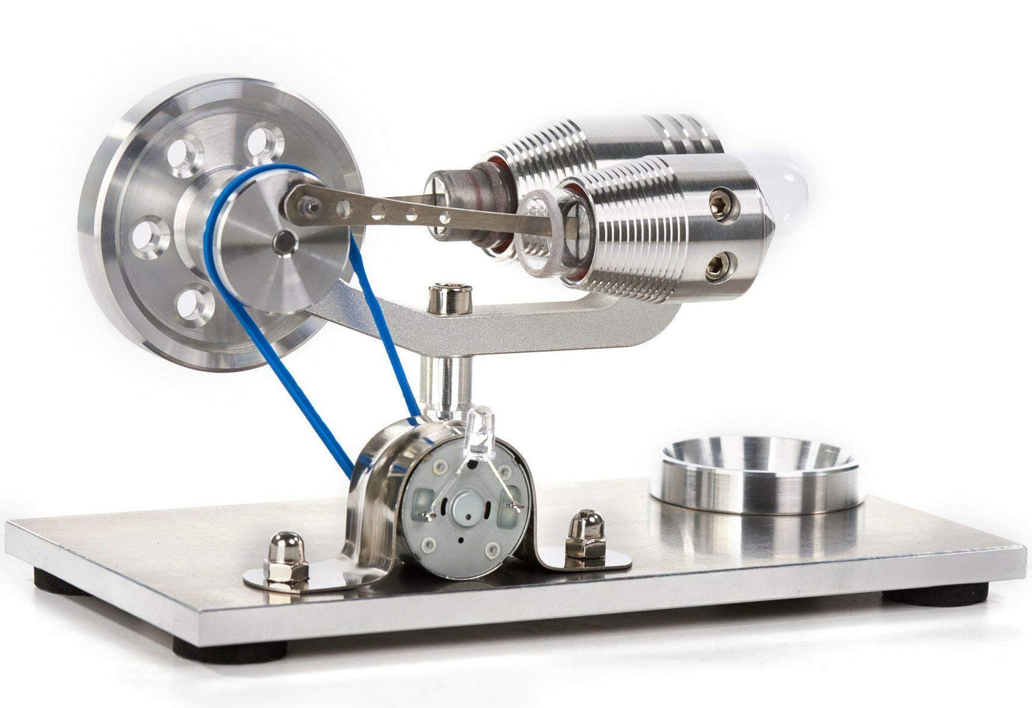 Sunnytech Mini Solar Vertical Mendocino Motor Hot Air Stirling Engine QZ08A-SC010