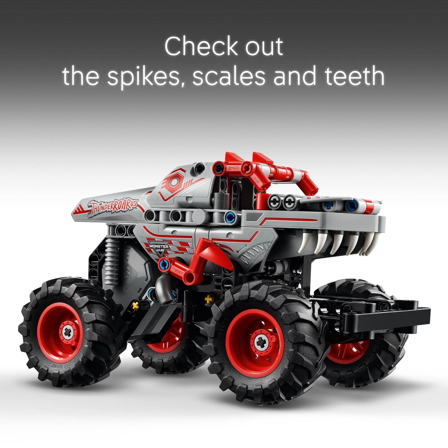 LEGO Technic Monster Jam ThunderROARus Pull-Back Monster Truck Toy - Building Toy for Kids, Boys and Girls, Ages 7+ - Creative Gift Idea for Lovers of Trucks - 42200