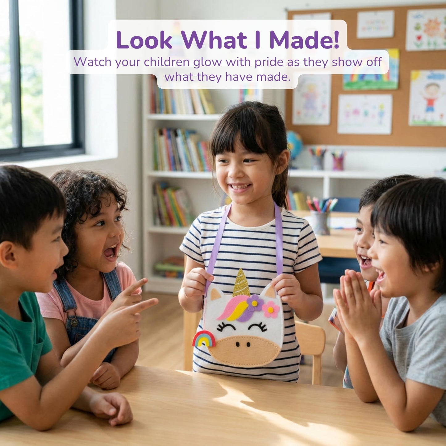 Kids Sewing Kit for Beginners Ages 6-12, Cute Felt Craft Projects with Easy Step by Step Instructions, My First Sewing Kit for Girls and Boys with Pre-Cut Shapes, Educational Learning Activity