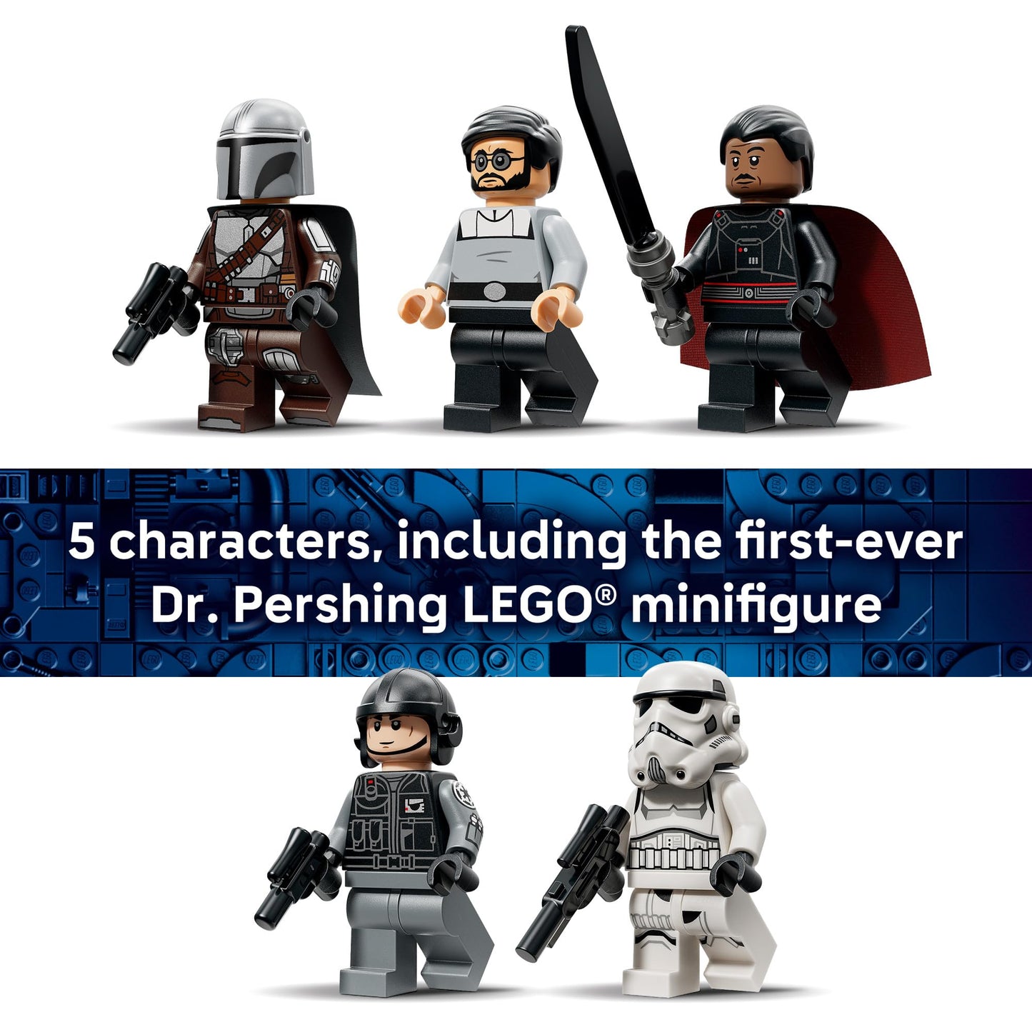 LEGO Star Wars: The Mandalorian Imperial Lambda-Class Shuttle - Collectible Building Set for Boys & Girls, Ages 14+ - with 5 Minifigures - Gift Idea for Teens - 75459