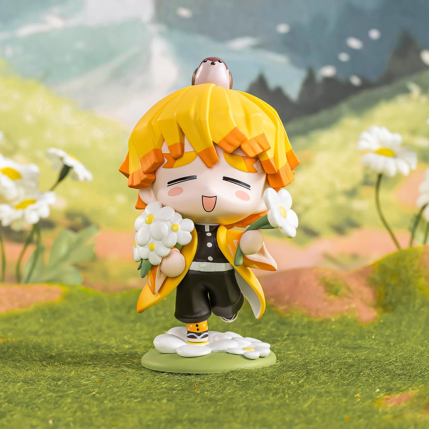 POP MART Demon Slayer Birth Flower Series Figures, 12PCs Blind Box Figures, Random Design Action Figures Collectible Toys Home Decorations, Holiday Birthday Gifts, Whole Set