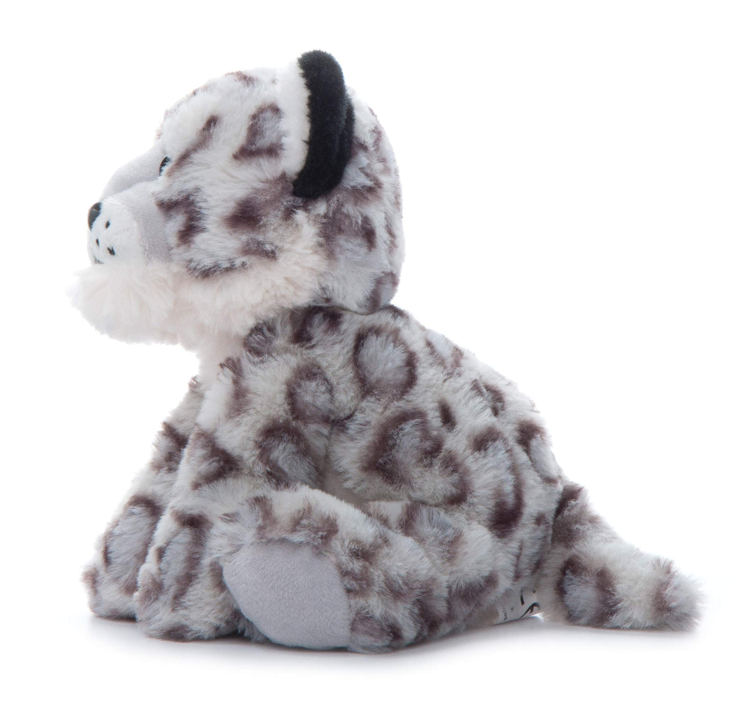 The Petting Zoo Snow Leopard Stuffed Animal Plushie, Gifts for Kids, Wild Onez Wildlife Animals, Leopard Plush Toy 9 inches