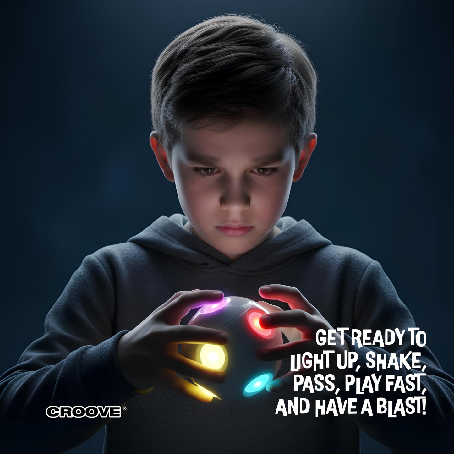 Handheld Light-Up Brain & Memory Action Ball - 6 Fun Fast-Paced Games for Kids - Rechargeable - Boys Toys Age 8-10 - Coolest Electronic Memory Game for Ages 7 8 9 10 11 12 13 - Easter Gifts for Kids