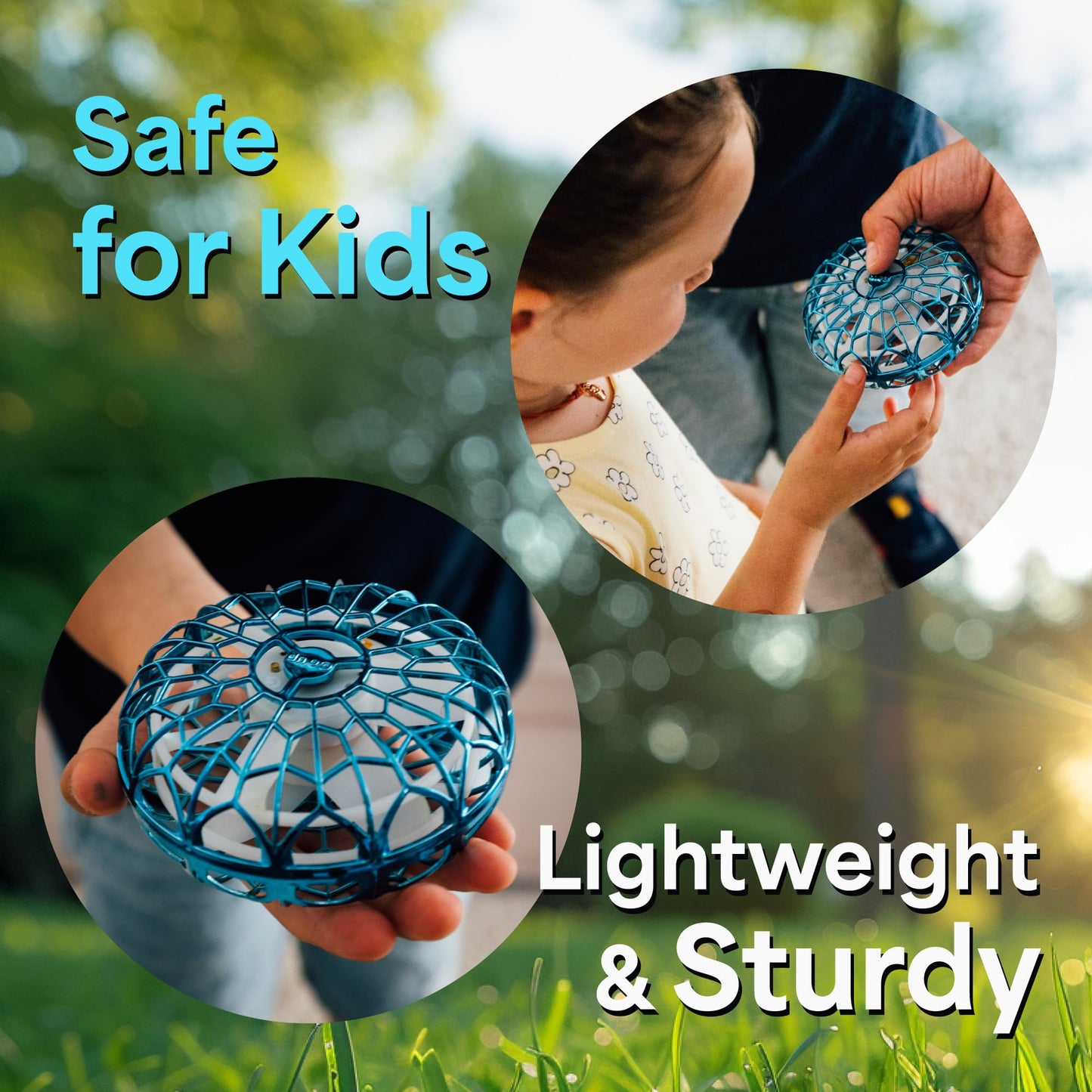 NUTTY TOYS Interactive Drone - Hand Operated Light Up Boomerang for Kids & Adults | Easy Shake to Start Flying UFO | Top Easter & Valentines Day Gift Idea 2026 for Boys & Teens 8 9 10 11 12 13 14 15