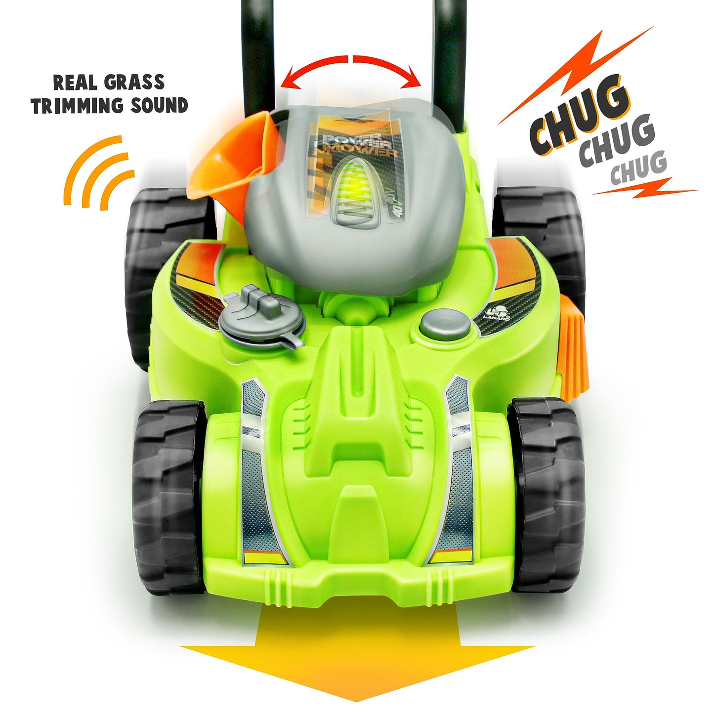 Lanard 53006 Lanard Tuff Tools Light & Sound Power Mower Toy