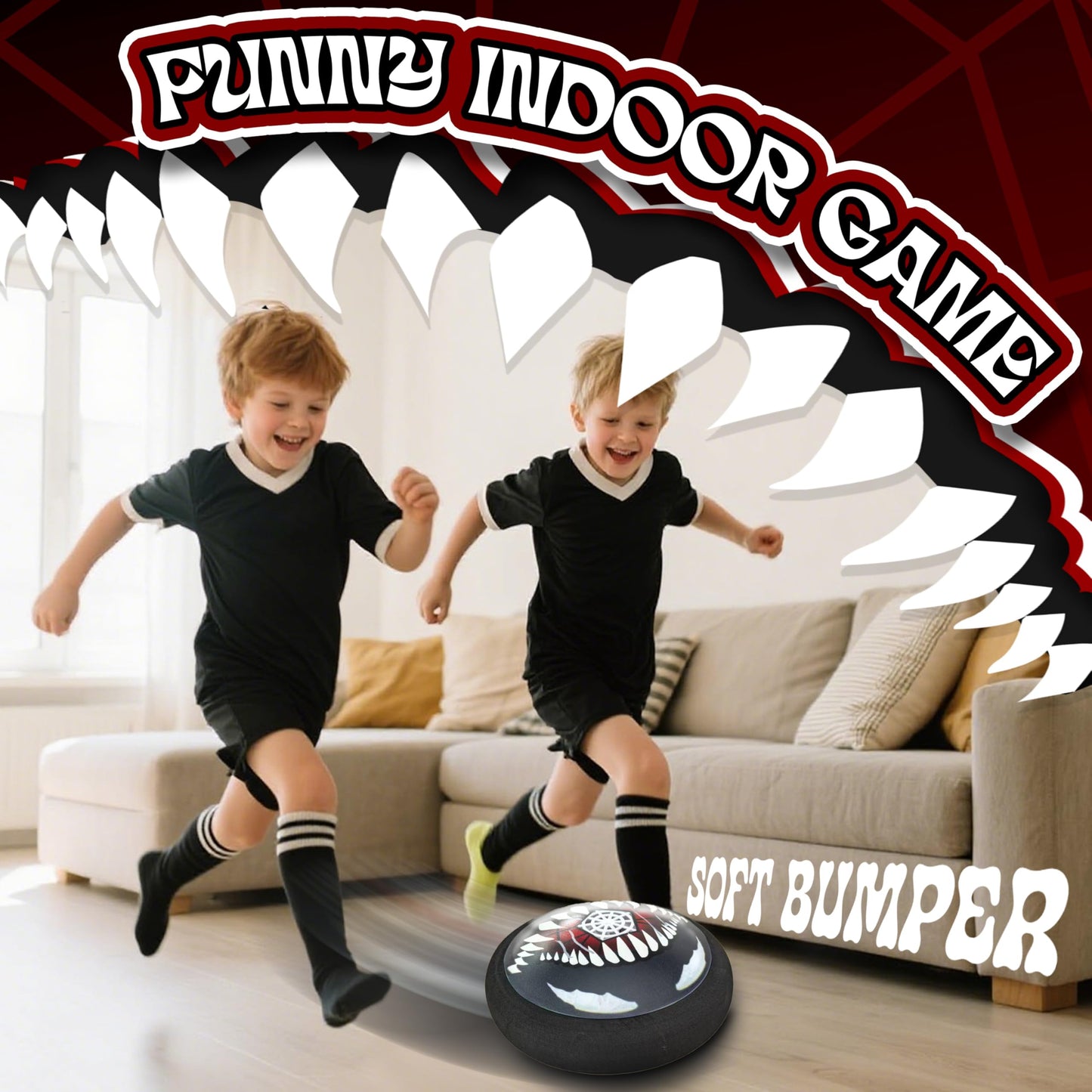 Omiowl Boy Toys Hover Soccer Ball Indoor 3 4 5 6 7 8 9 10 Year Old Boy Birthday Gifts for 3 4 5 6 7 8 Year Old Boy Toys for 5 6 7 8 Year Old Soccer Toy with LED Lights