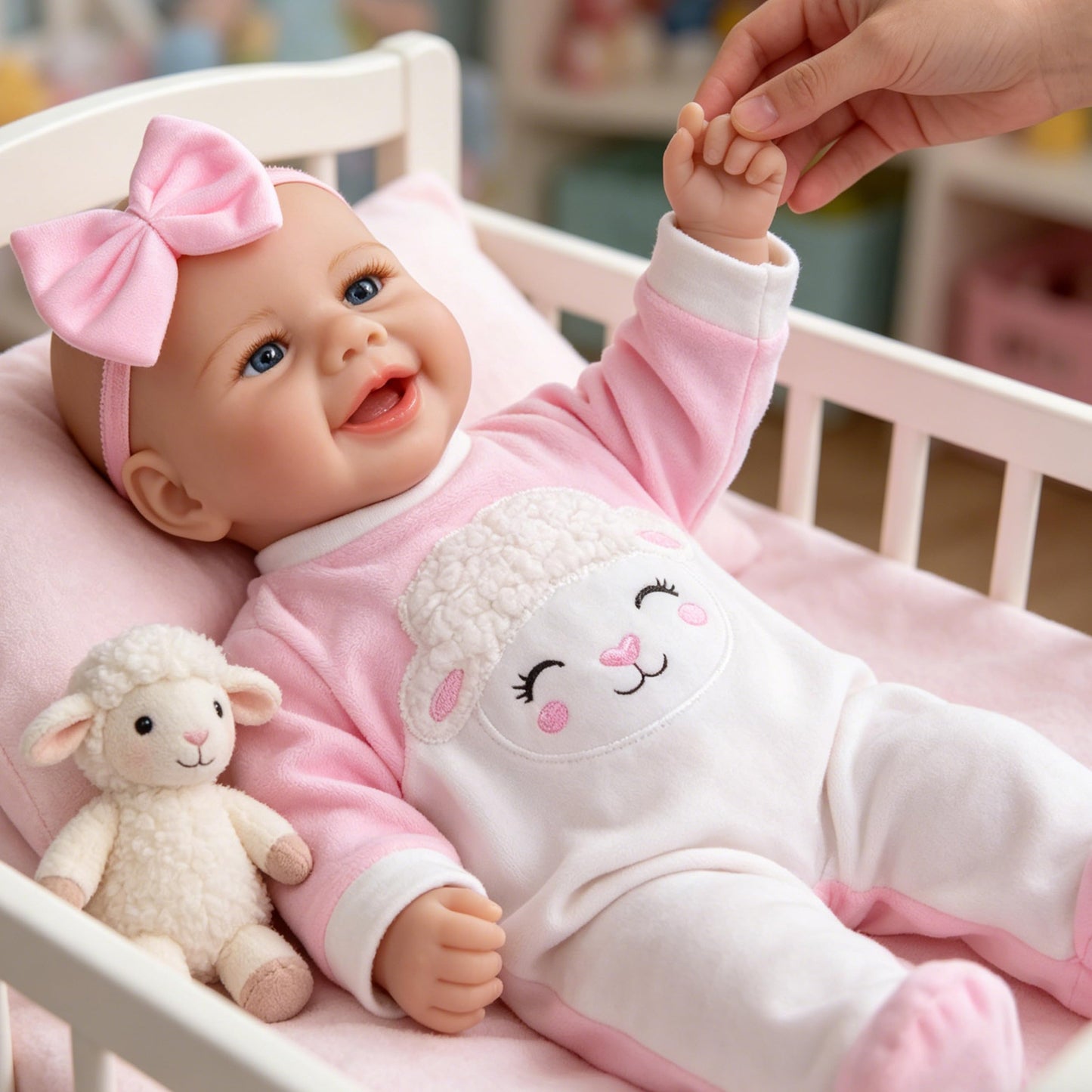 Milidool Reborn Baby Doll Girl - 17-Inch Soft Body Realistic Baby Doll Real Life Baby Dolls for 3+ Years Girl Birthday Gifts, Pretend Play, Christmas & Collection