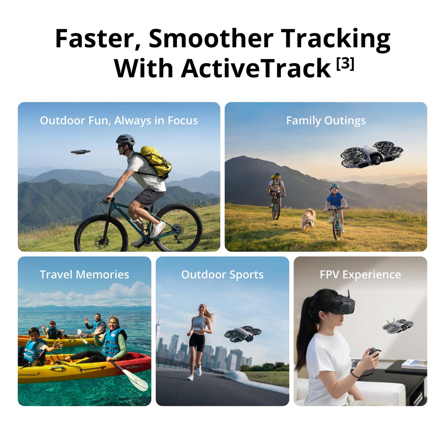 DJI Neo 2 Fly More Combo (Drone Only), 4K Drone With Camera, Palm Takeoff & Landing, Gesture Control, ActiveTrack, Omnidirectional Obstacle Sensing, 3 Batteries