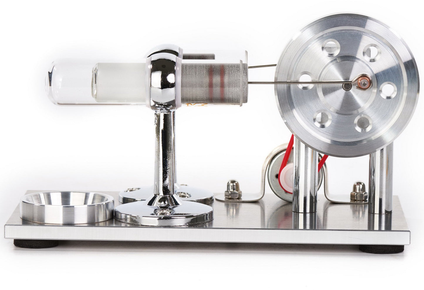 Sunnytech Hot Air Stirling Engine Motor Model Educational Toy Electricity Generator Colorful LED (SC001)