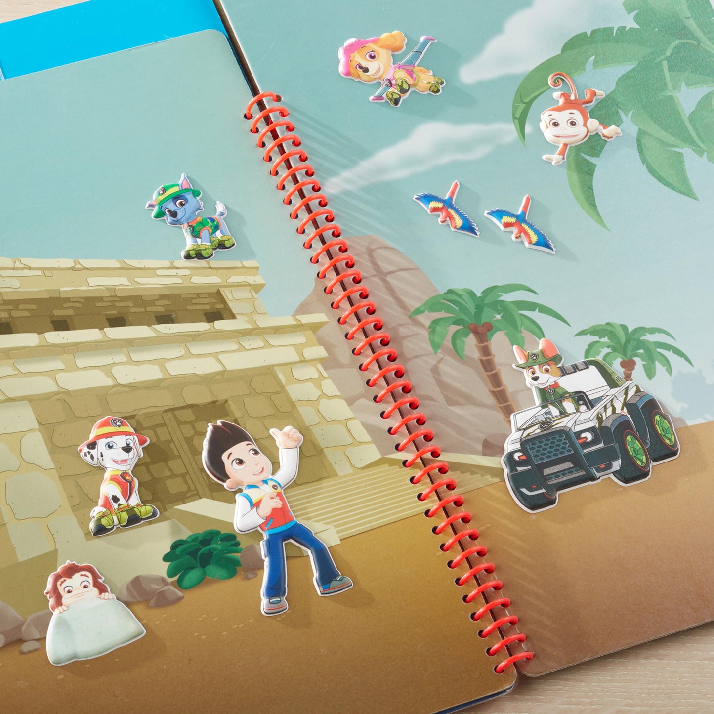 Melissa & Doug PAW Patrol Restickable Puffy Stickers 3-Pack – Adventure Bay, Jake’s Mountain, Jungle