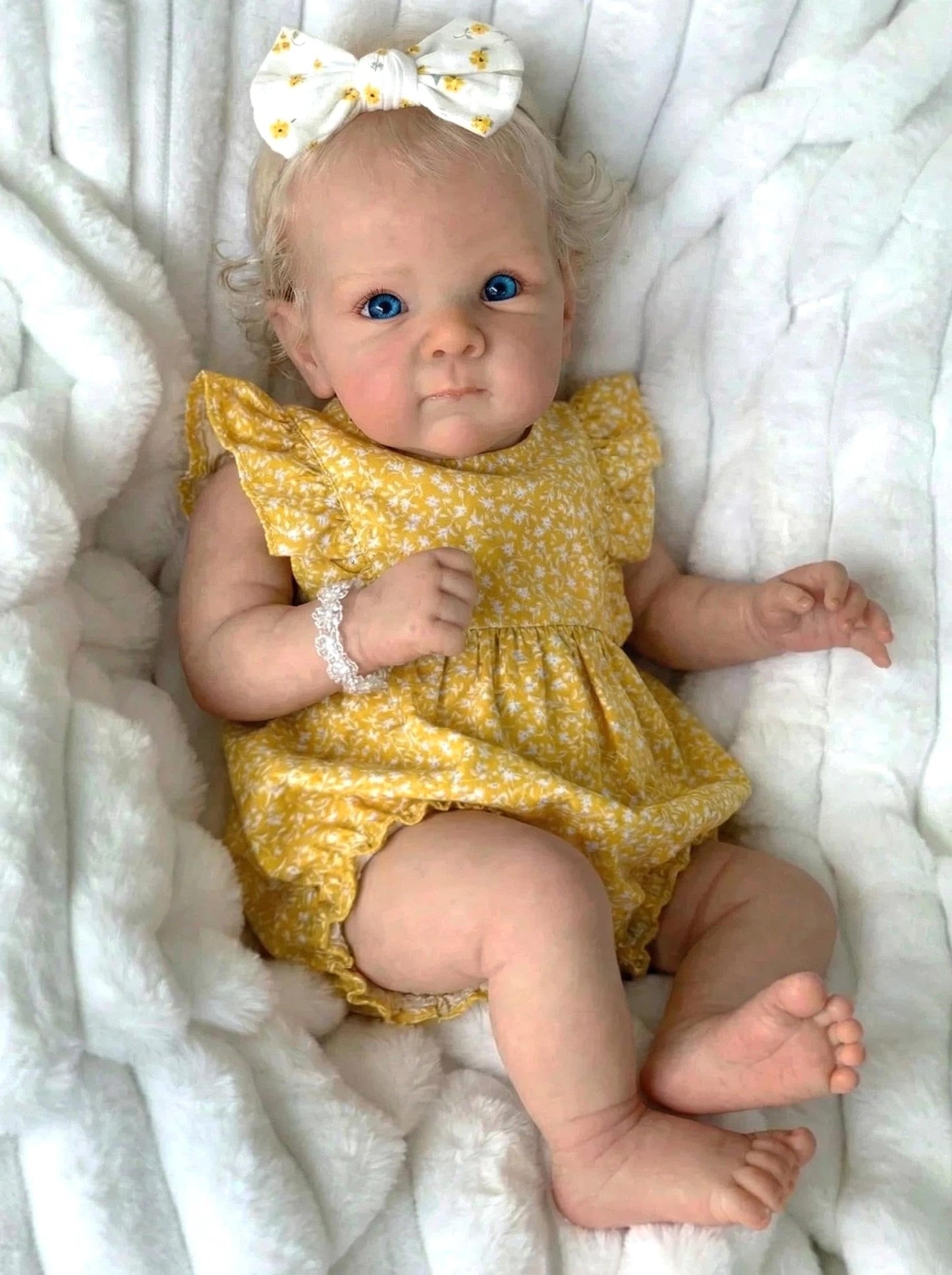Zero Pam Full Silicone Baby Doll-18 in Reborn Baby Dolls Silicone Full Body, Realistic Babys Doll, Posable Anatomically Correct Girl, Real Life Reborn Dolls for Girls with Blonde Hair