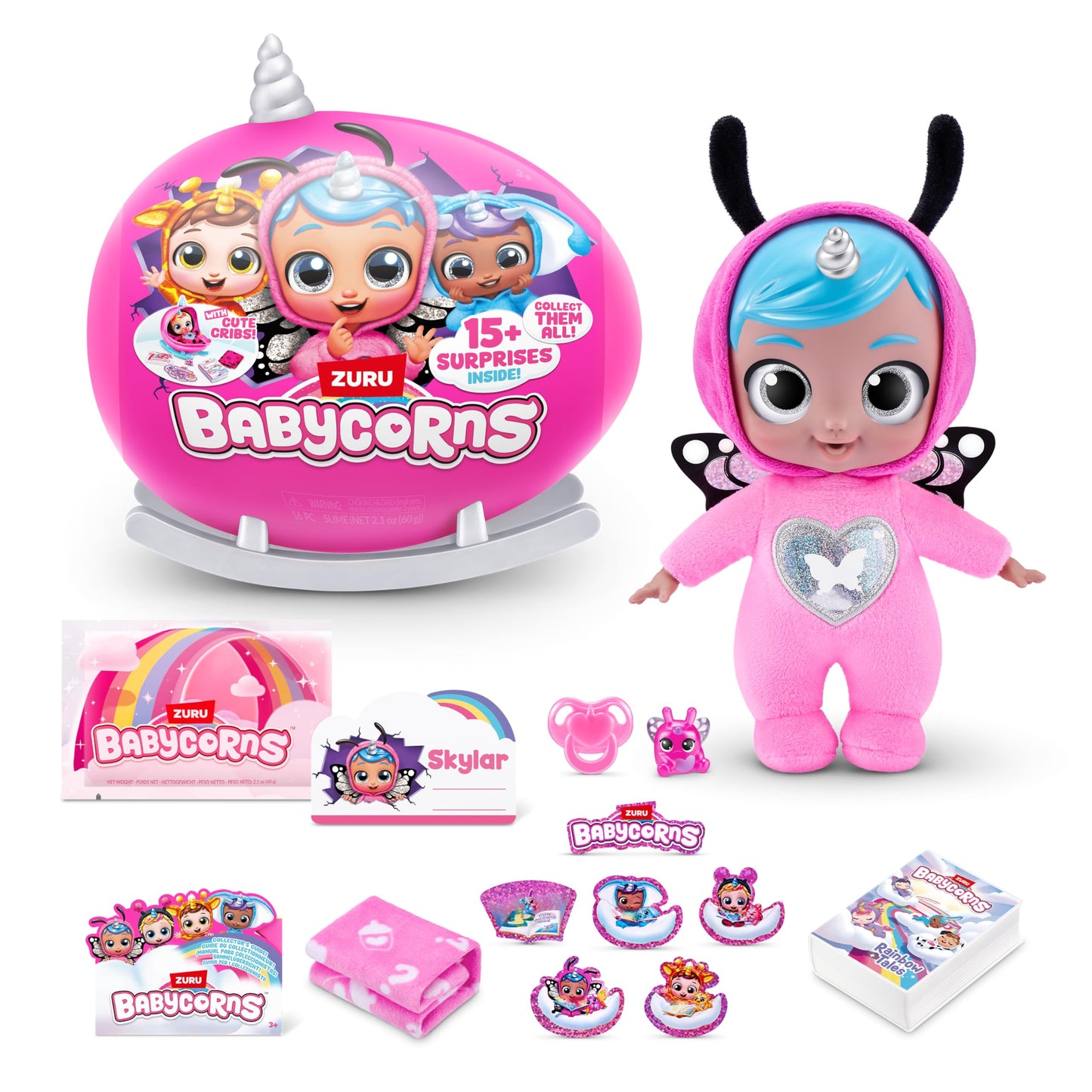 Babycorns Series 1 Small (Butterfly) by ZURU Magical Babydolls, Surprise, Unboxing, Story, Girls, Doll