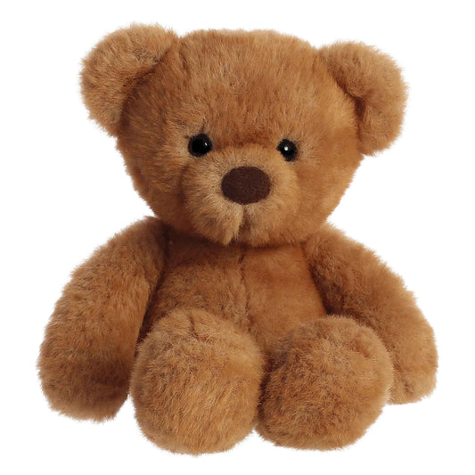 Aurora® Snuggly Softie Bear™ Stuffed Animal - Comforting Companions for Imaginative Play - Perfect for Kids, Adults, Birthdays, and Anniversaries - Brown 6 Inches