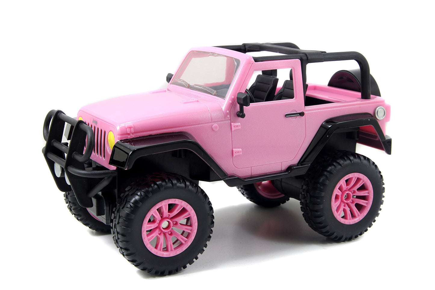 Girlmazing 1:16 Jeep Wrangler RC Radio Control Cars, Toys for Kids (Pink)