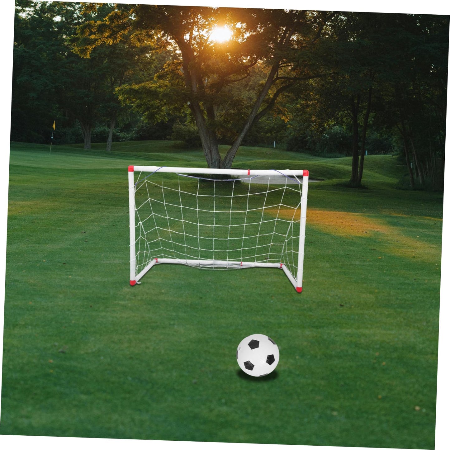 POPETPOP Soccer Goals Soccer Goal Boys and Girls Net Backyard Training Folding Football Training Equipment for Boys and Girls
