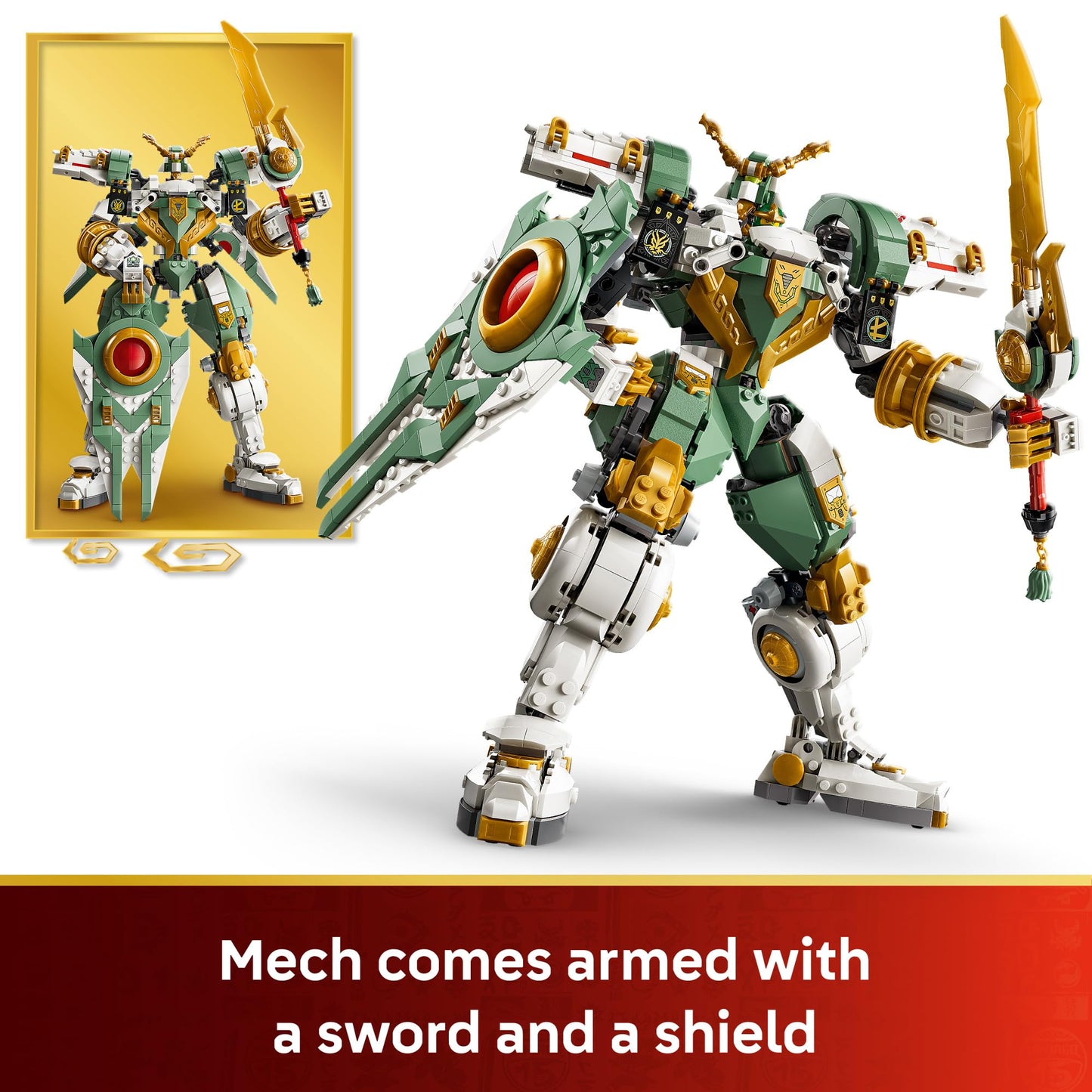 LEGO NINJAGO Lloyd's Titan Mech 15th Anniversary Building Toy - Collectible Mech Set for Boys & Girls, Ages 14+ - Display as Bedroom Decor - Gift for Birthdays - 71860