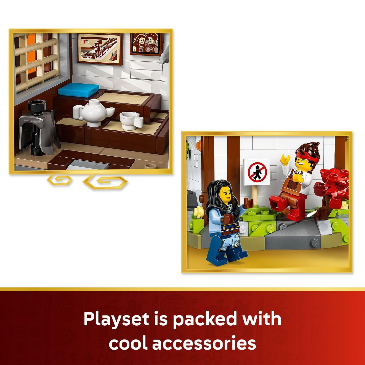 LEGO NINJAGO Four Weapons Blacksmith 15th Anniversary Building Toy for Kids, Ages 14+ - Ninja Playset W/Collectible Elemental Master of Earth + 4 Minifigures - Gift Idea for Teen Boys & Girls - 71858