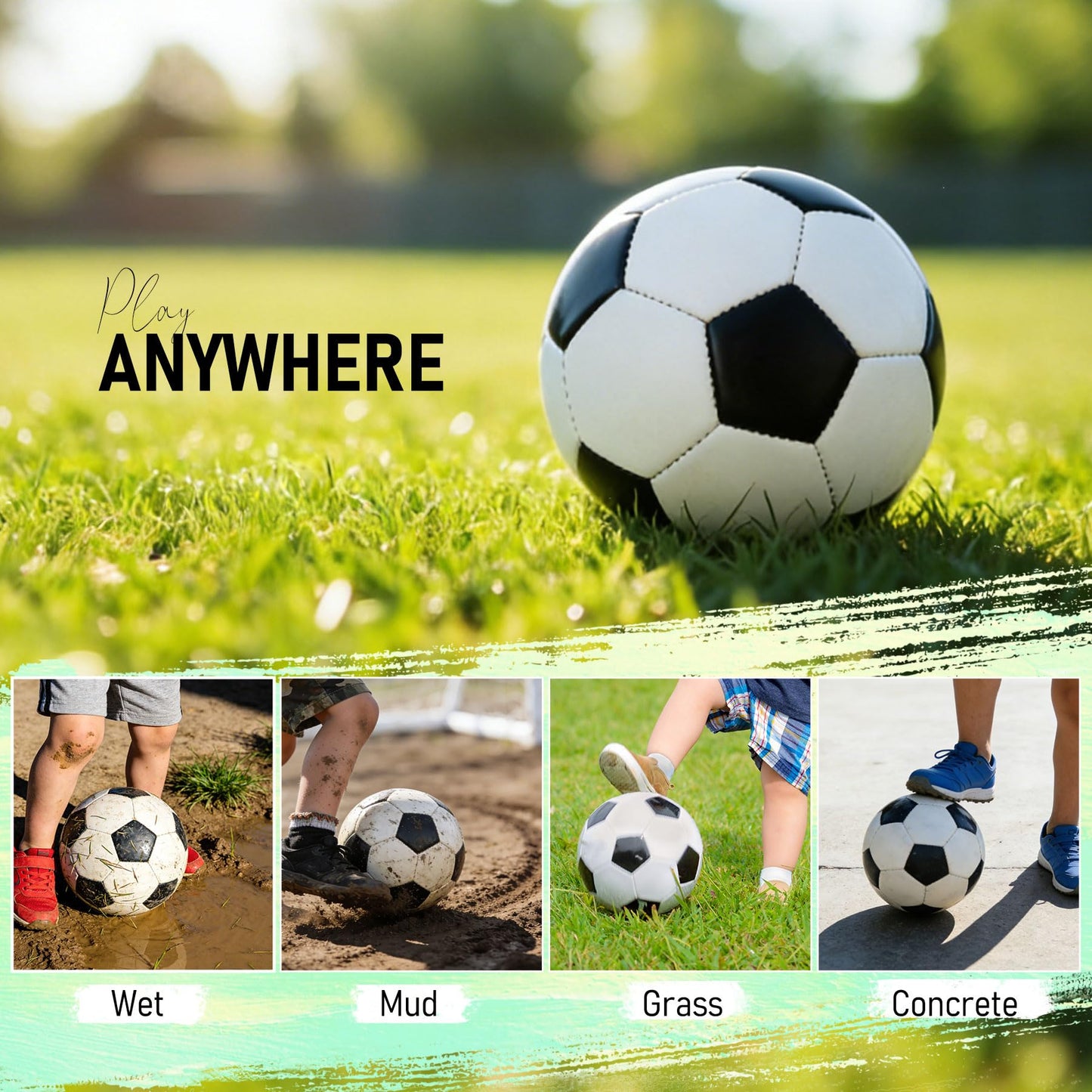 Richball Toddler Soccer Ball, Size 3 Soccer Ball Boys, Outdoor Toy for Kids Age 3-6, Stocking Stuffers Birthday/Easter Gifts for Boys Girls Outdoor Training