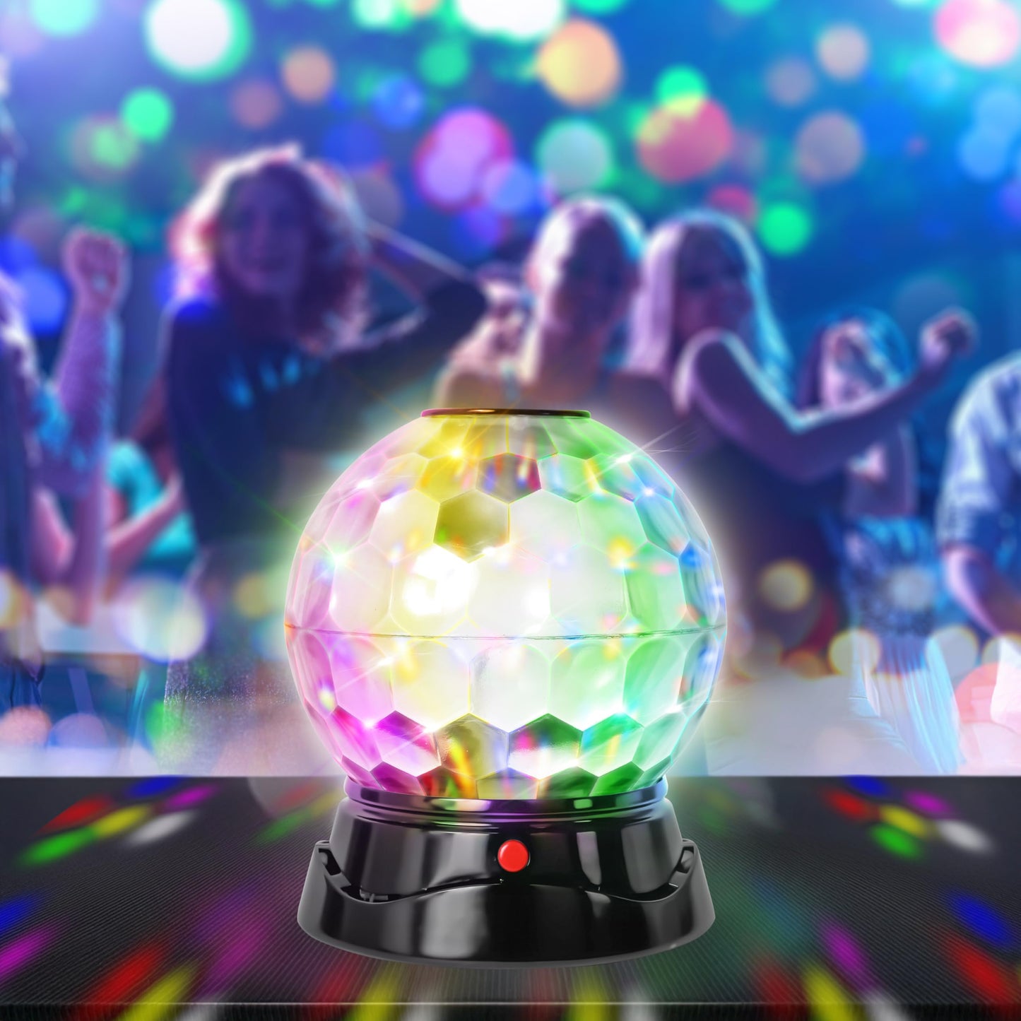 Maxx Bubbles Bubble Light Show – Large Bubble Machine with Spinning Disco Lights | Automatic Bubble Maker for Kids & Adults | Perfect for Parties, Weddings, Birthdays, and Events