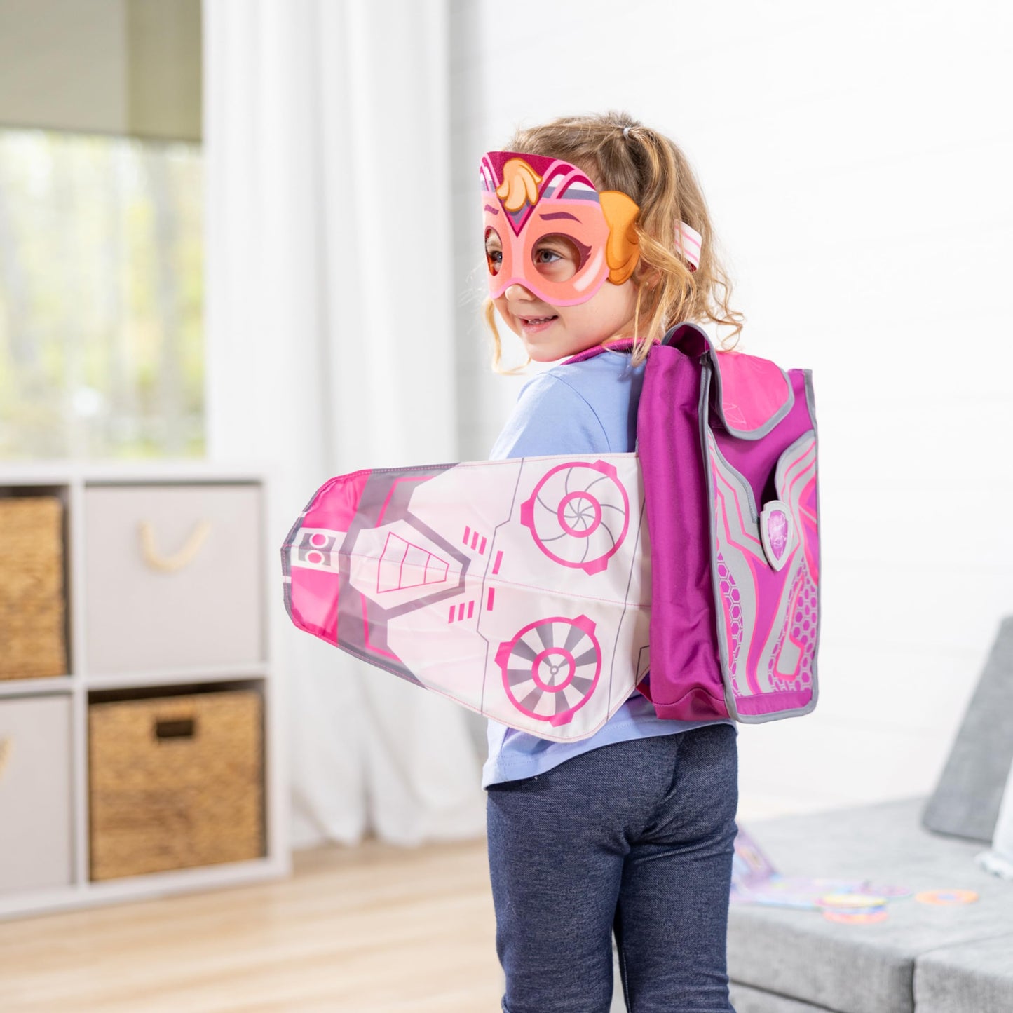 Melissa & Doug PAW Patrol™ The Mighty Movie Mighty Skye Role Play Pack with Wings for Toddlers and Kids Age 3+